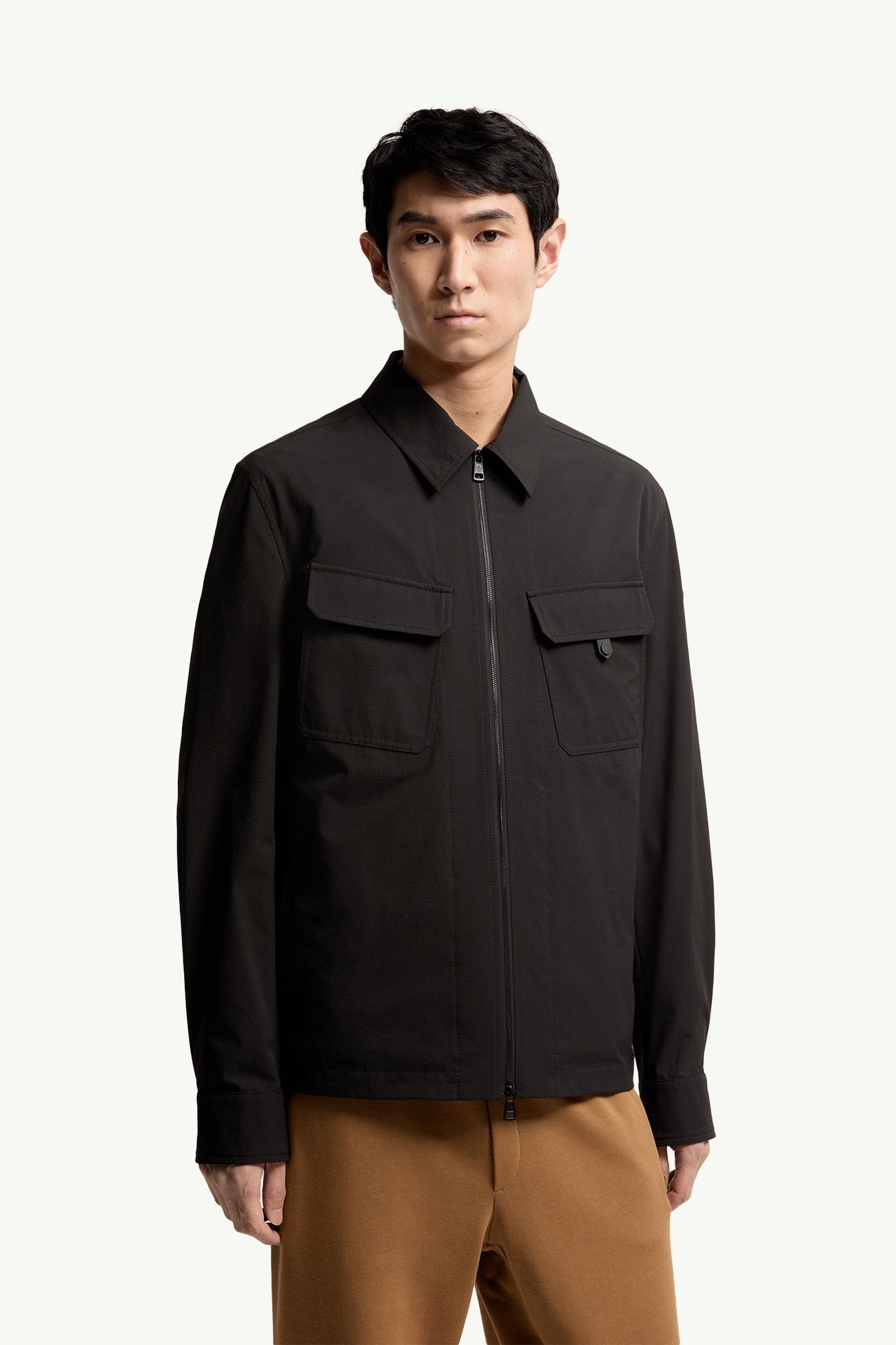Chaqueta camisera de sirsaca Hombre Negro Moncler 3