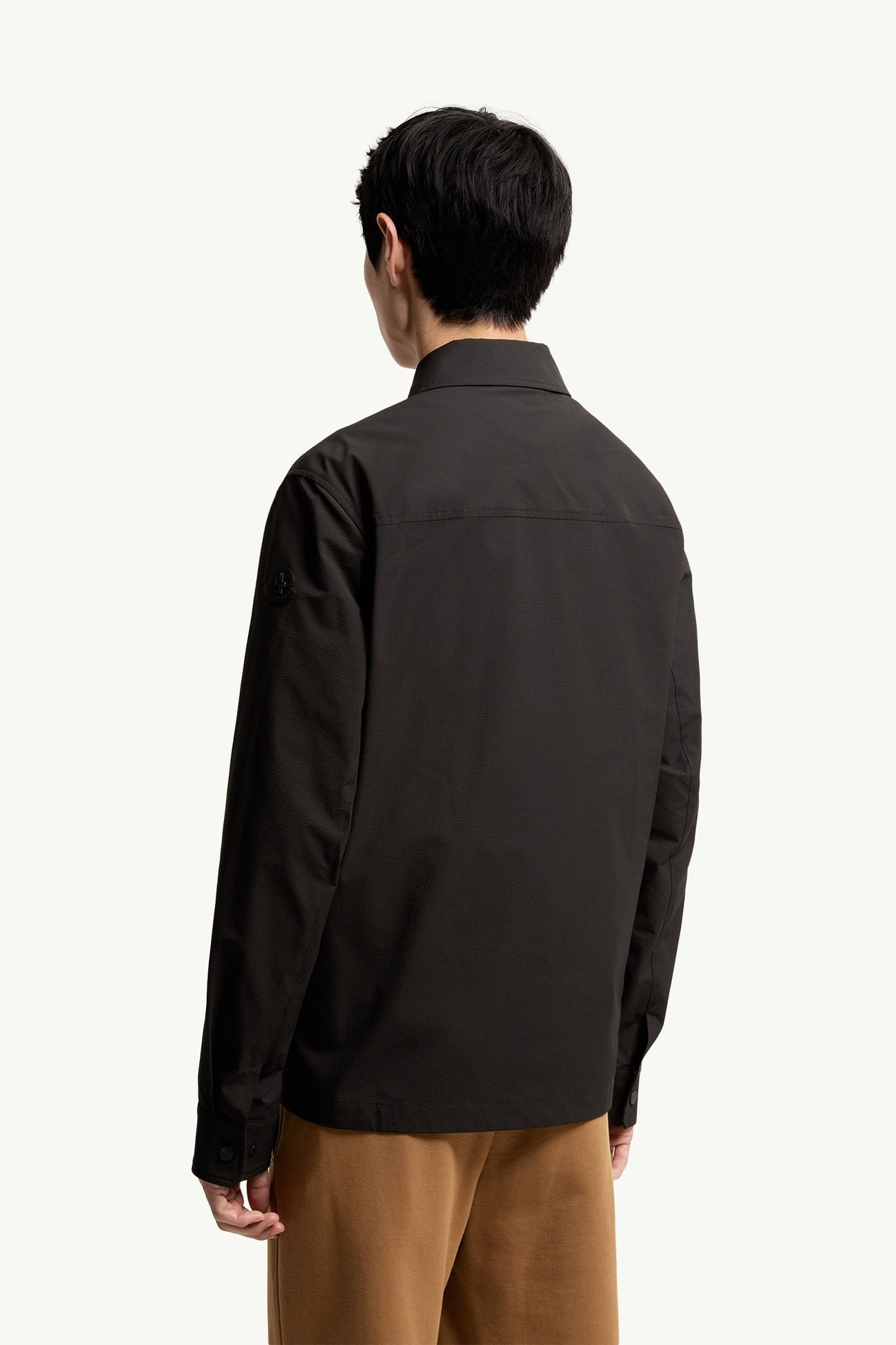 Surchemise en seersucker Hommes Noir Moncler 4