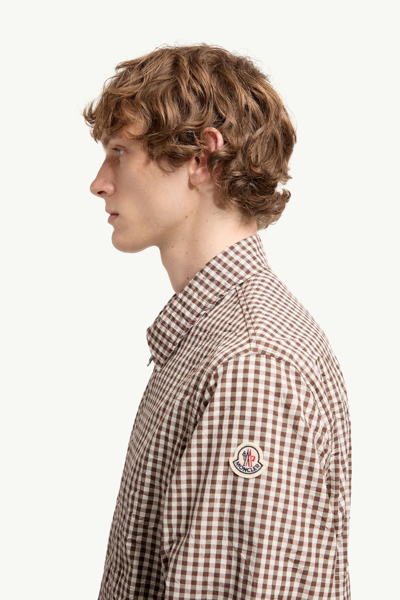 シャツジャケット メンズ ホワイト & ブラウン Moncler 1