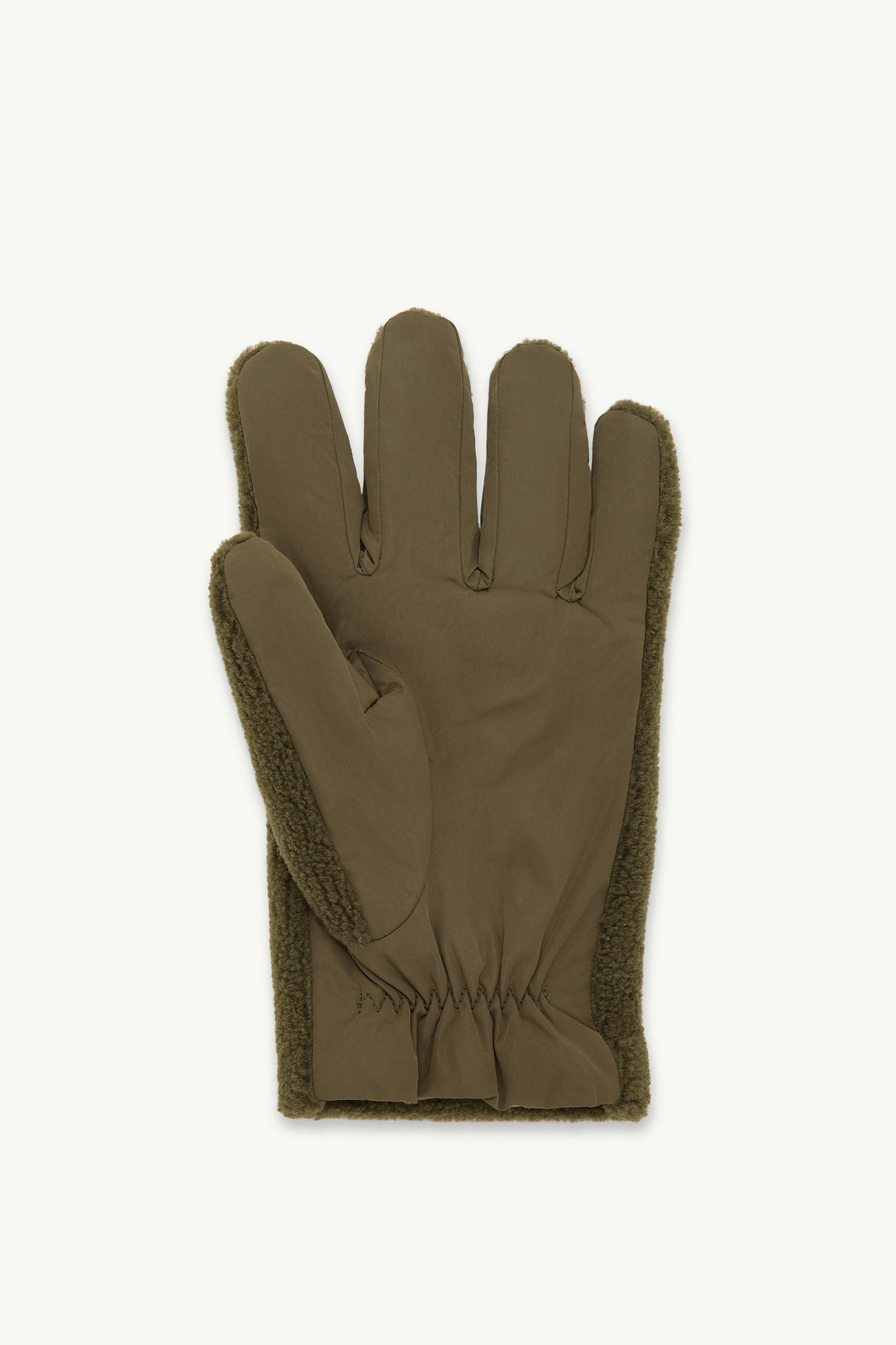 Teddy Padded Gloves Men Dark Green Moncler 2