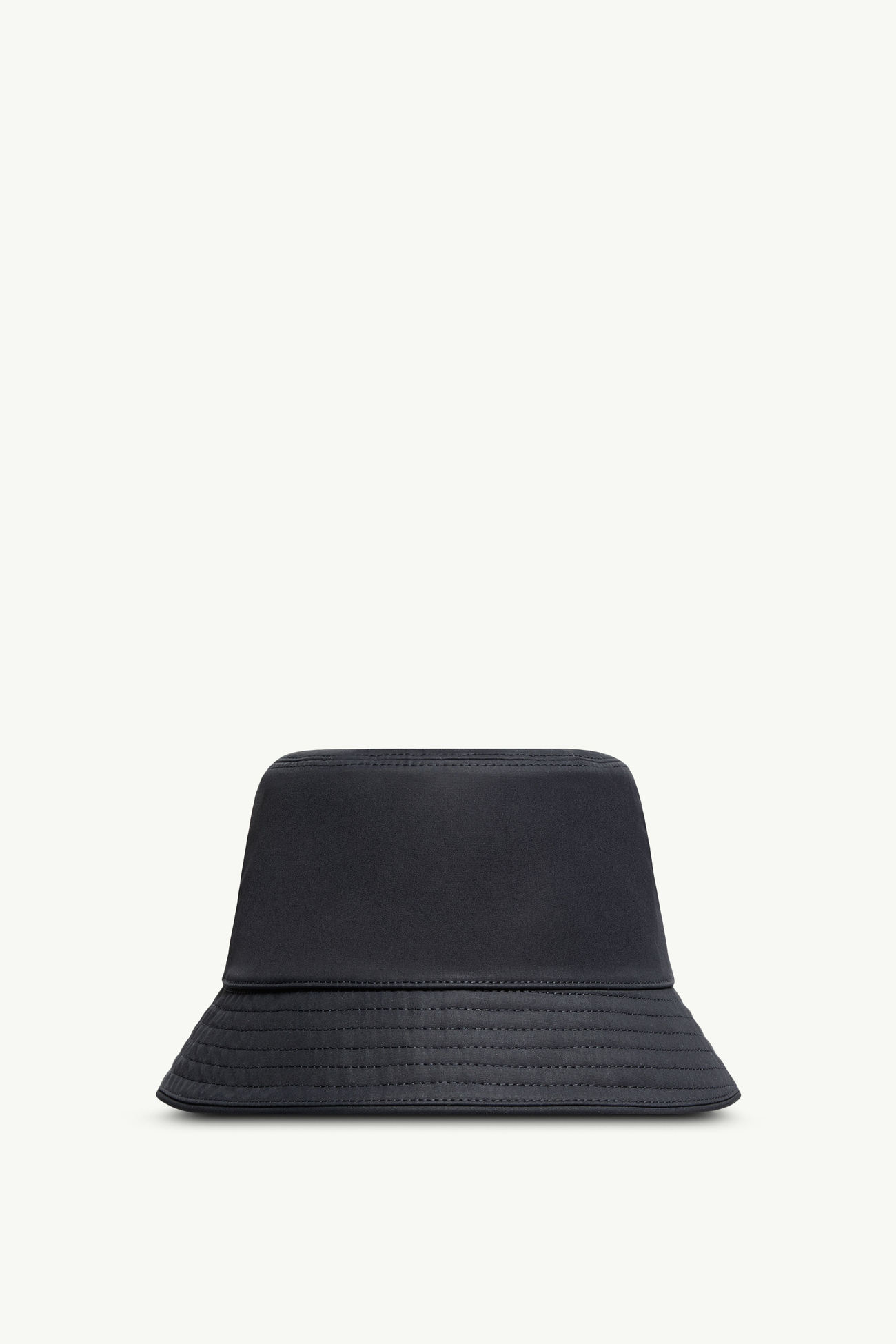 Gorro de pescador de mezcla de algodón con logotipo de piel Hombre Azul marino Moncler 3