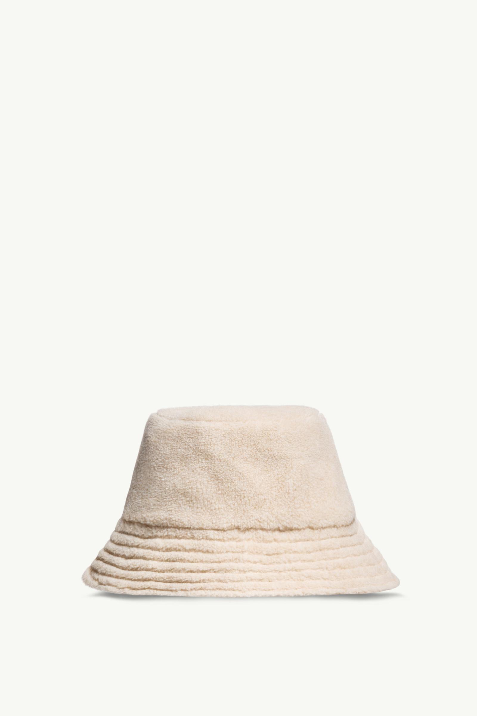 Light Beige Reversible Teddy Bucket Hat - Hats & Beanies for Men
