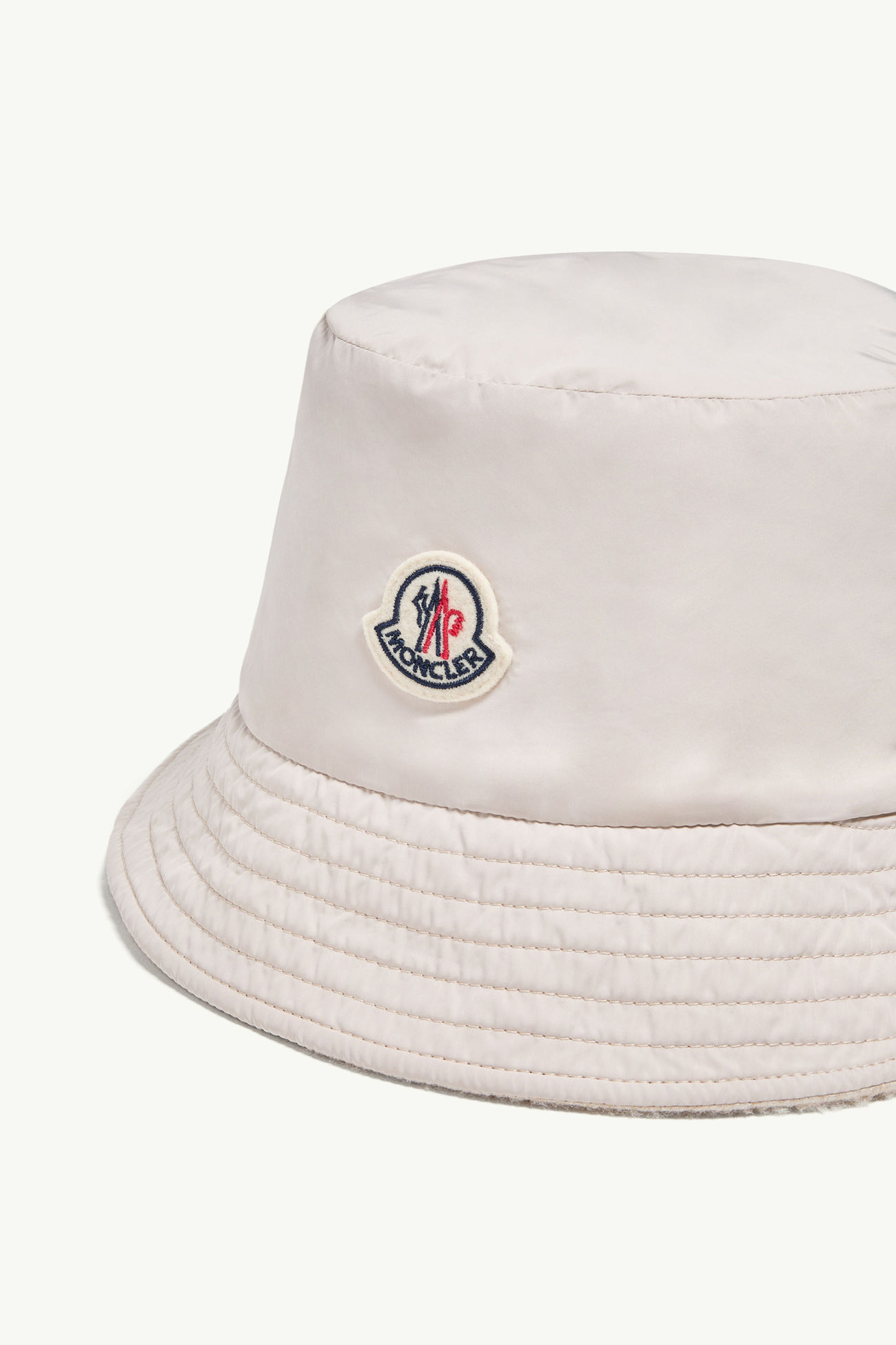 Reversible Teddy Bucket Hat Men Light Beige Moncler 5