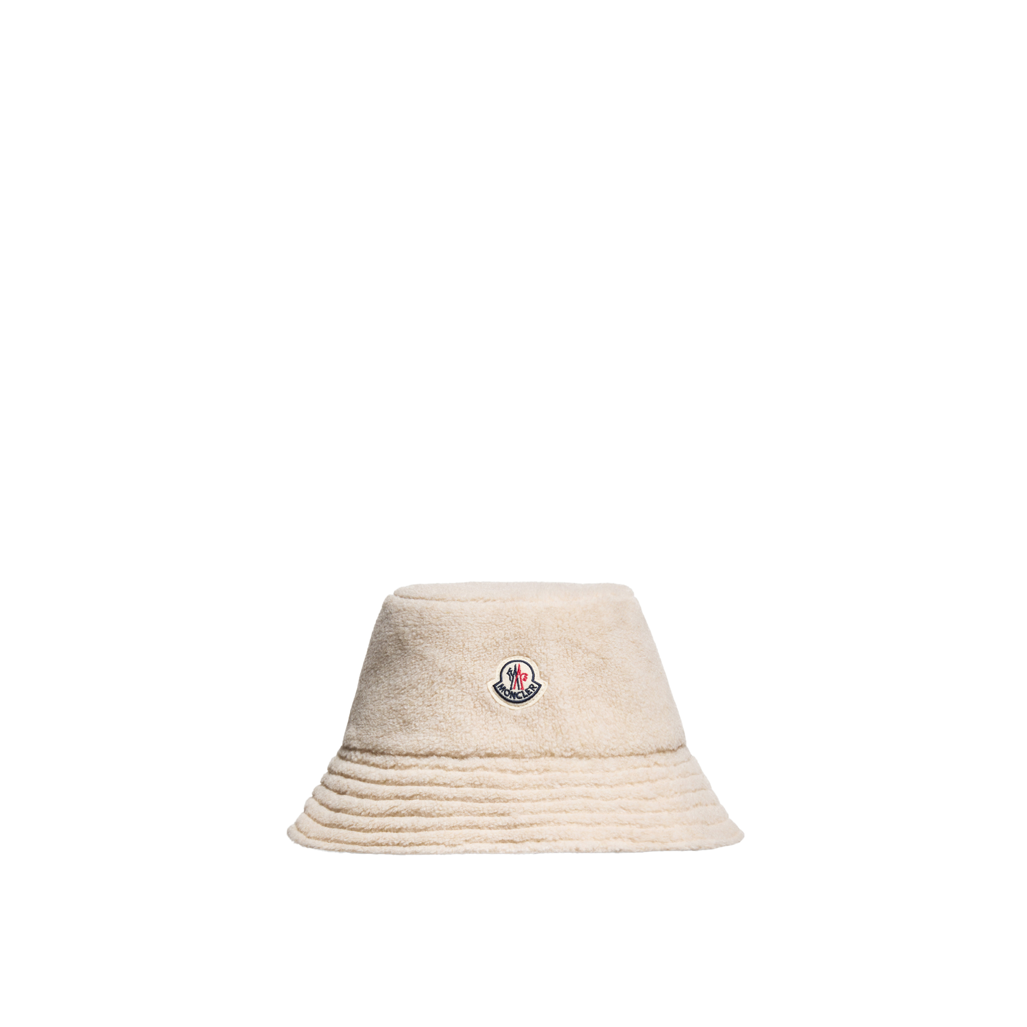Moncler   Reversible Teddy Bucket Hat for Men in Beige, Size: Xl