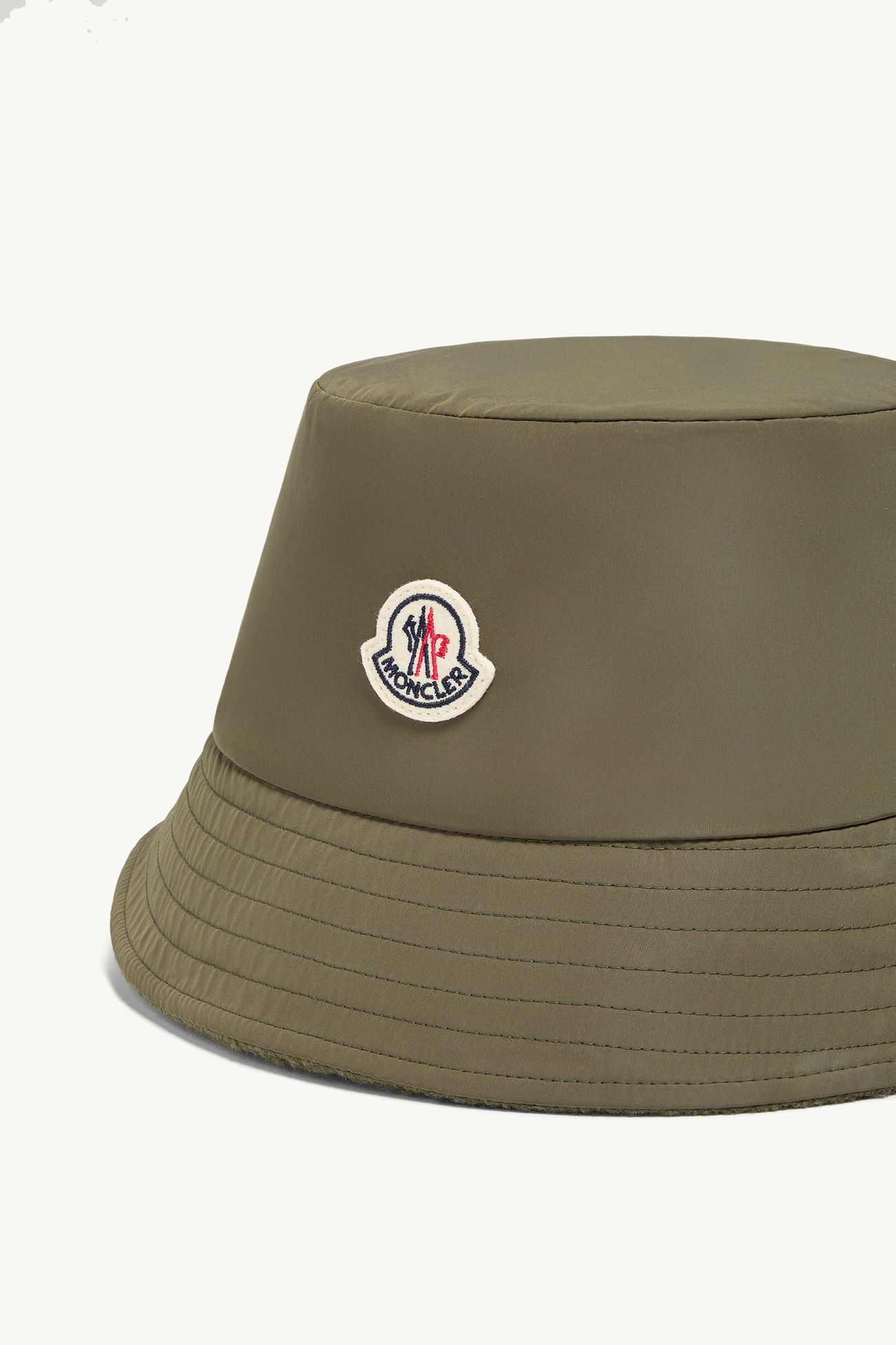 Reversible Teddy Bucket Hat Men Dark Green Moncler 5
