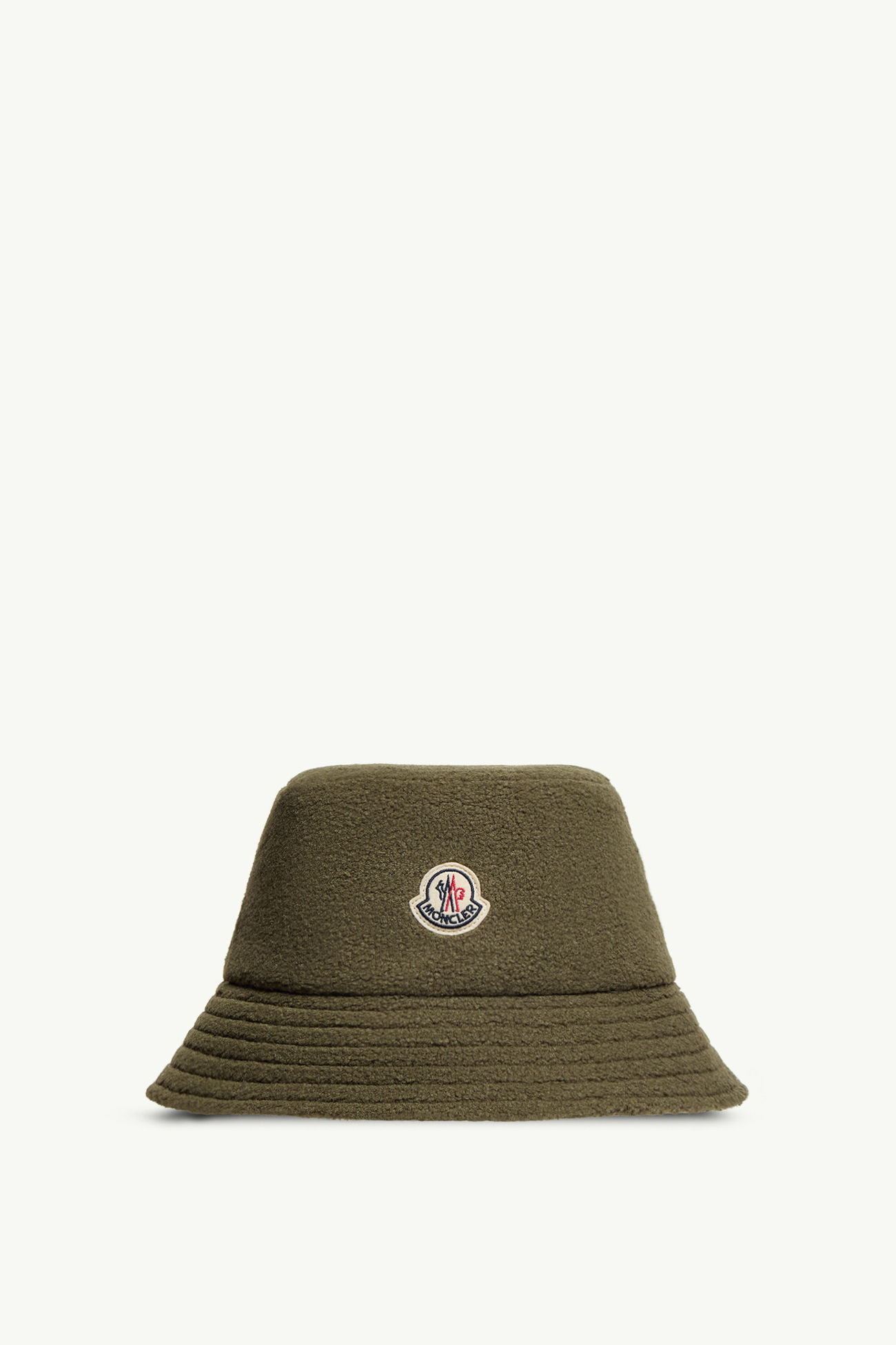 Reversible Teddy Bucket Hat Men Dark Green Moncler 0