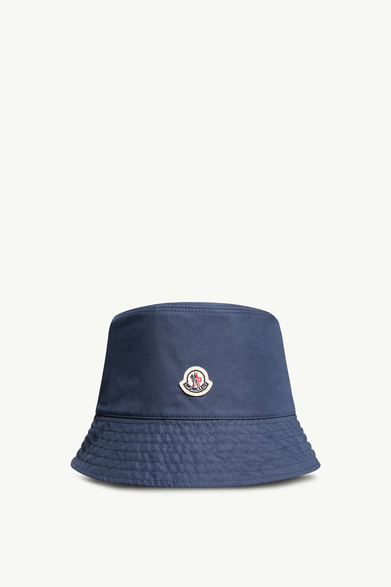 Bob réversible en coton rayé Hommes Bleu & Blanc Moncler 4