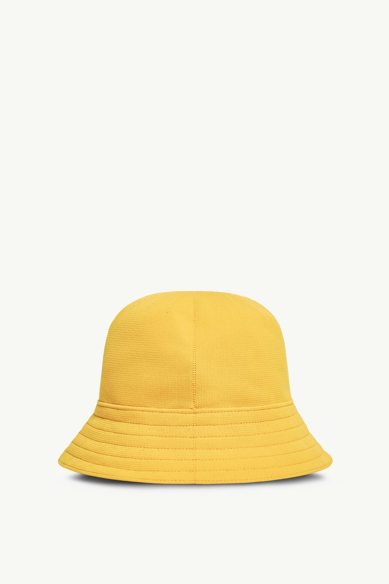 Logo Patch Bucket Hat Men Yellow Moncler 3