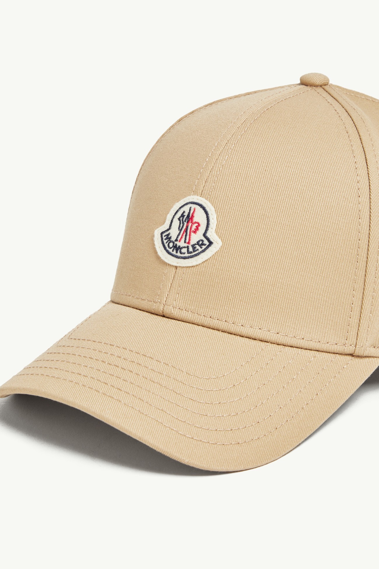 Casquette en gabardine de coton Hommes Beige Moncler 4