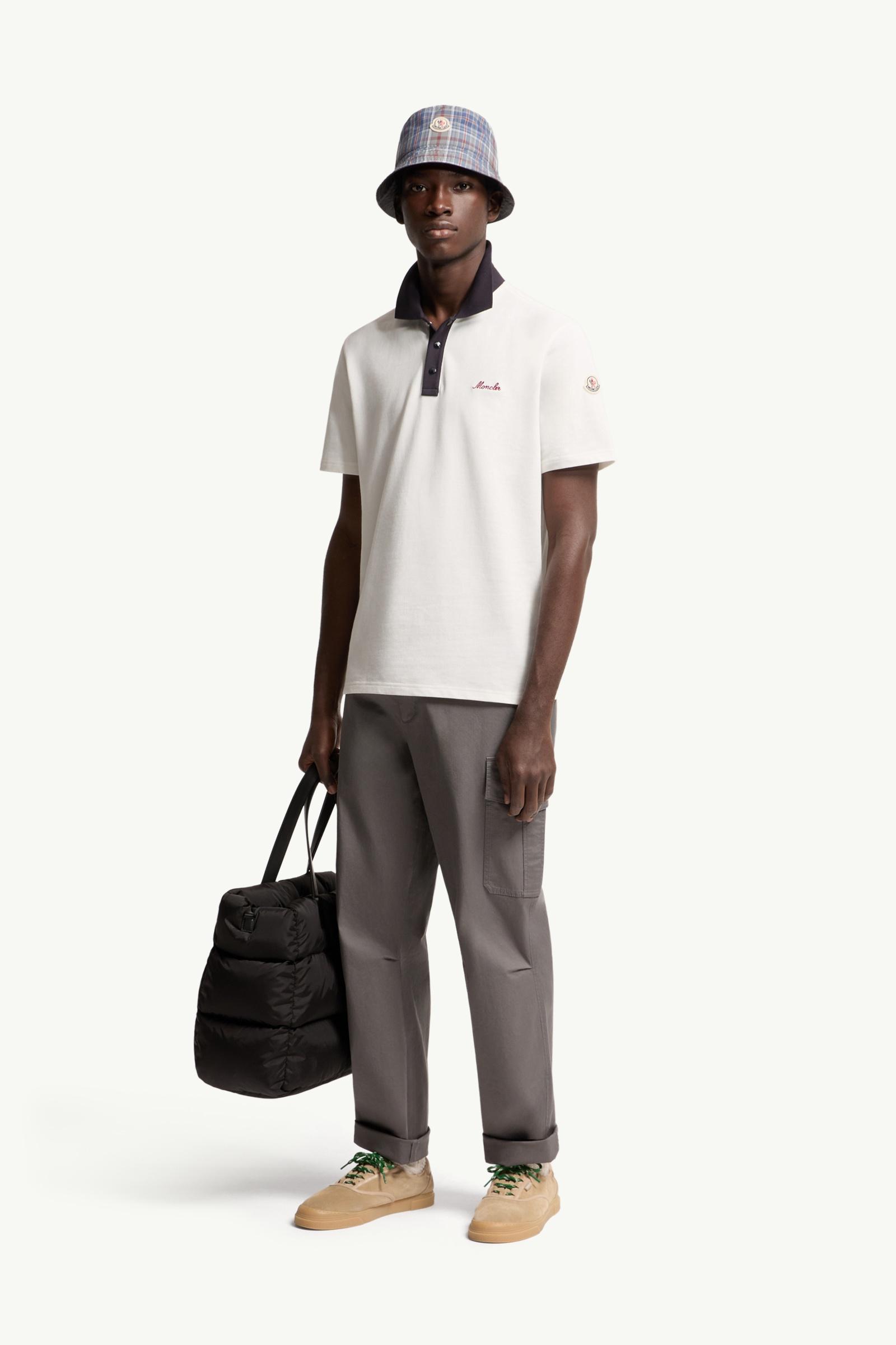 Embroidered Logo Cotton Piquet Polo Shirt