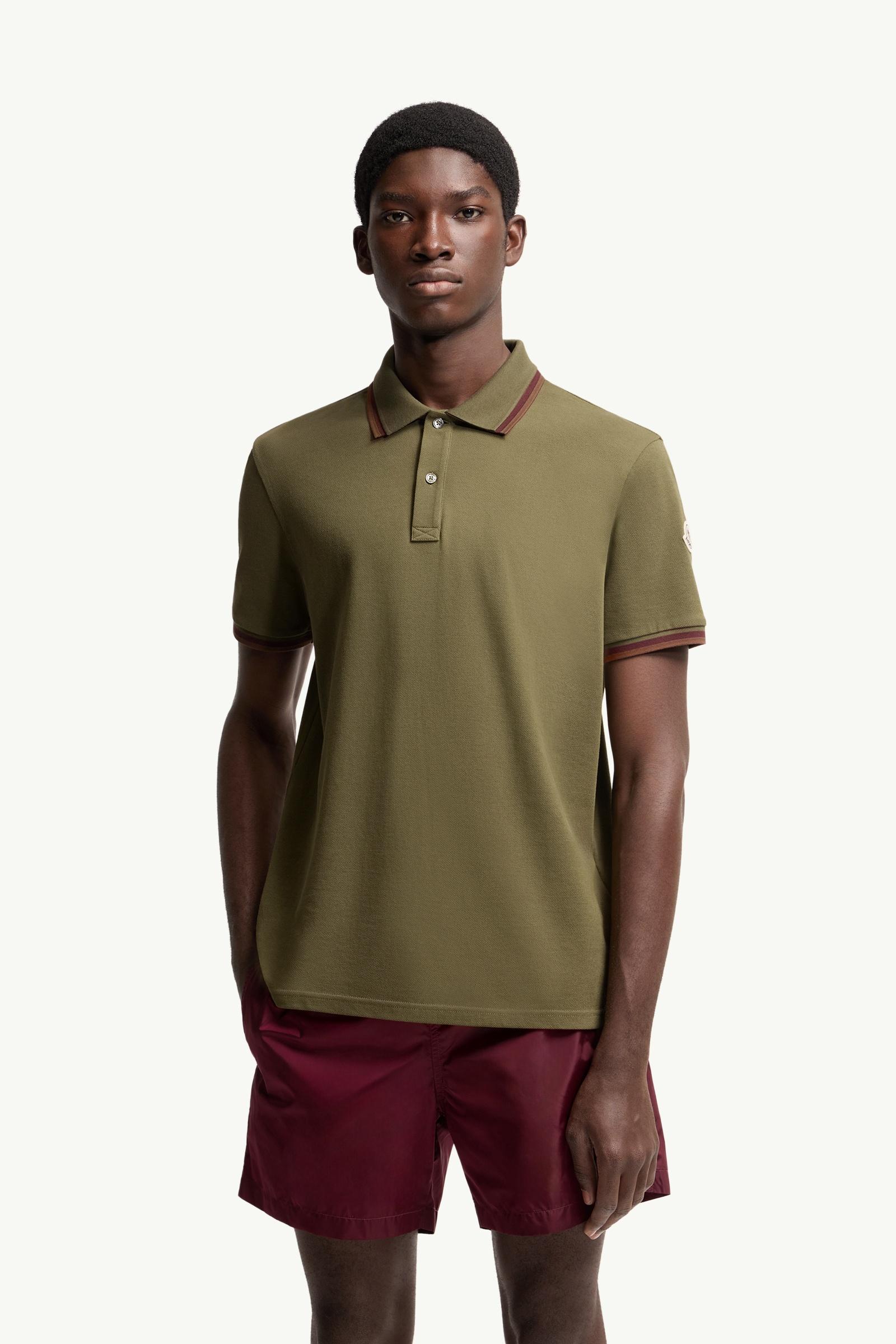 MONCLER モンクレール Tシャツ グリーン ポロシャツ オリーブグリーン 