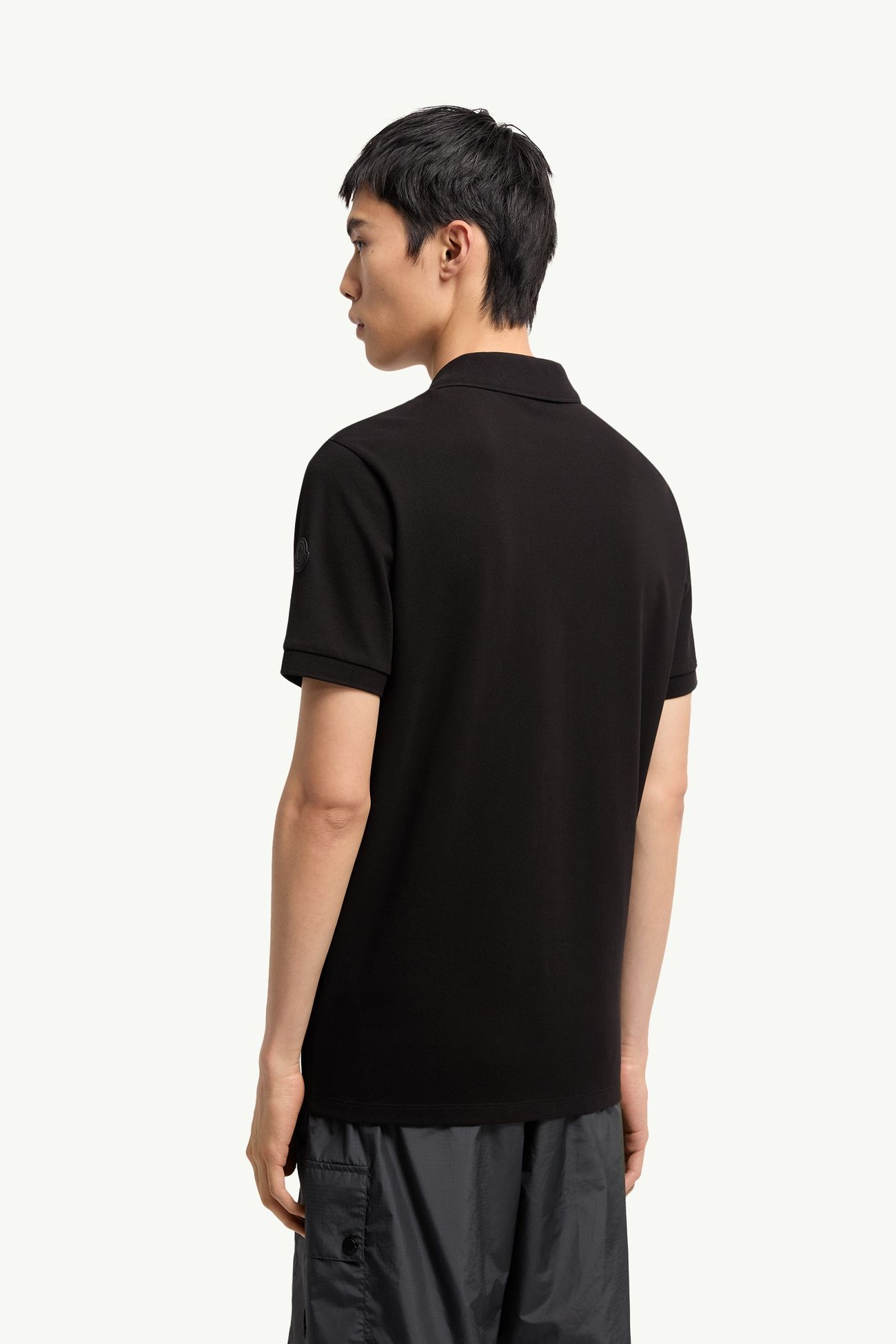 男士标识棉质Polo衫 男士 黑色 Moncler 4