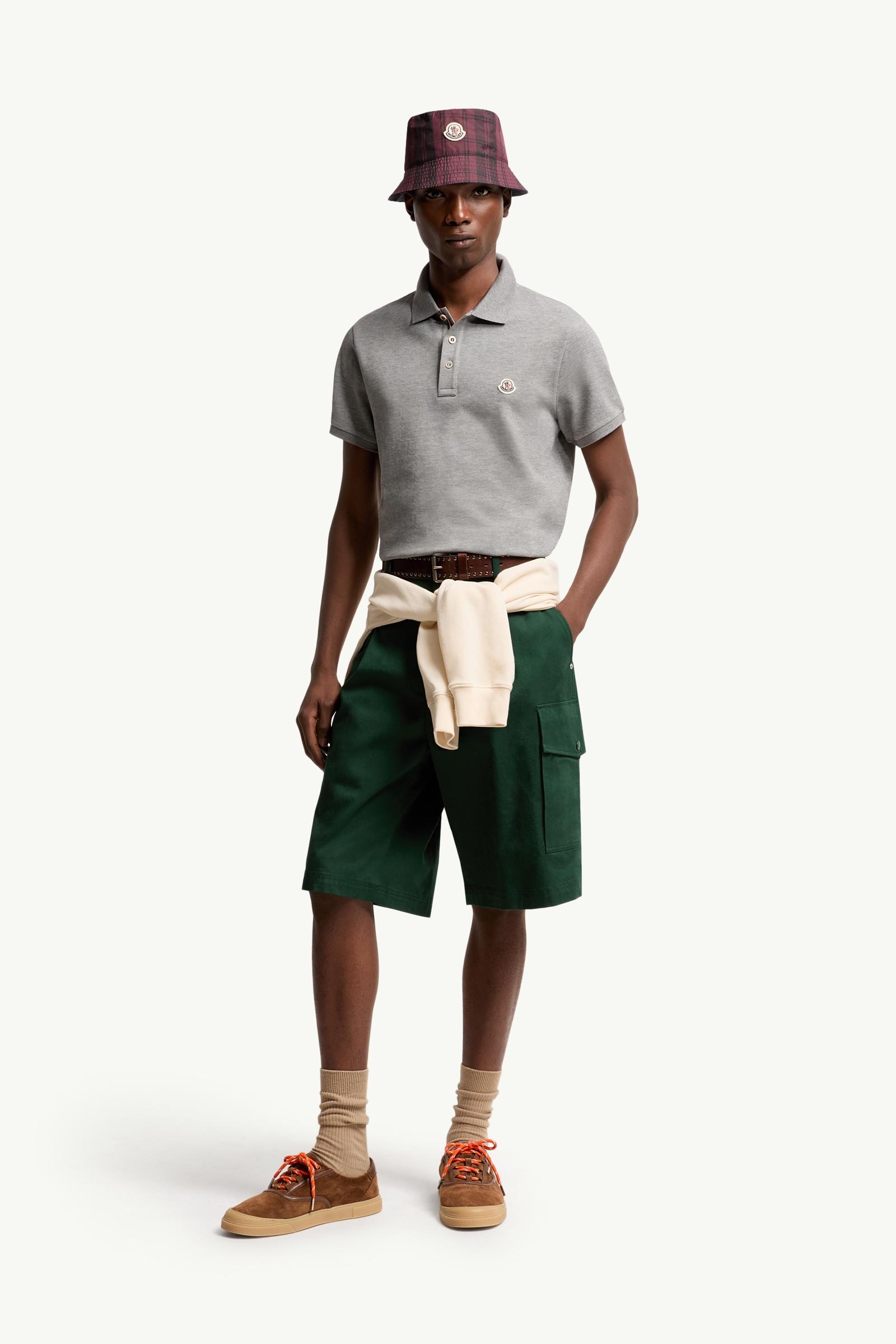Logo Patch Cotton Polo Shirt