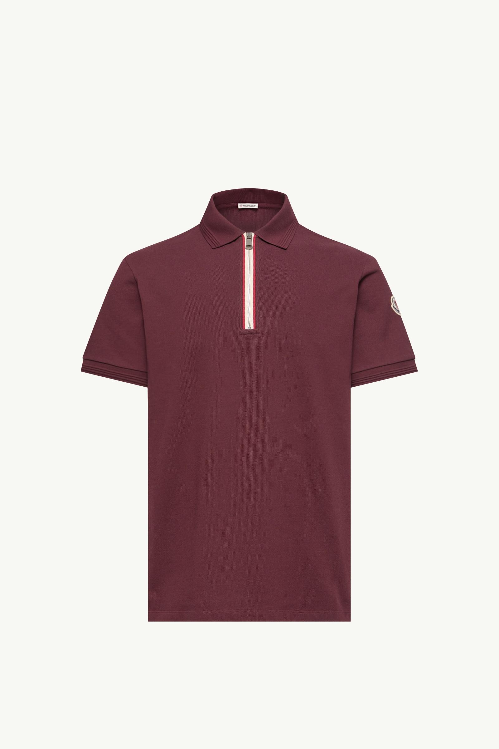 MONCLER レッド ポロシャツ XL ダークレッド ポロシャツ : Tシャツ＆ポロシャツ 向けの メンズ