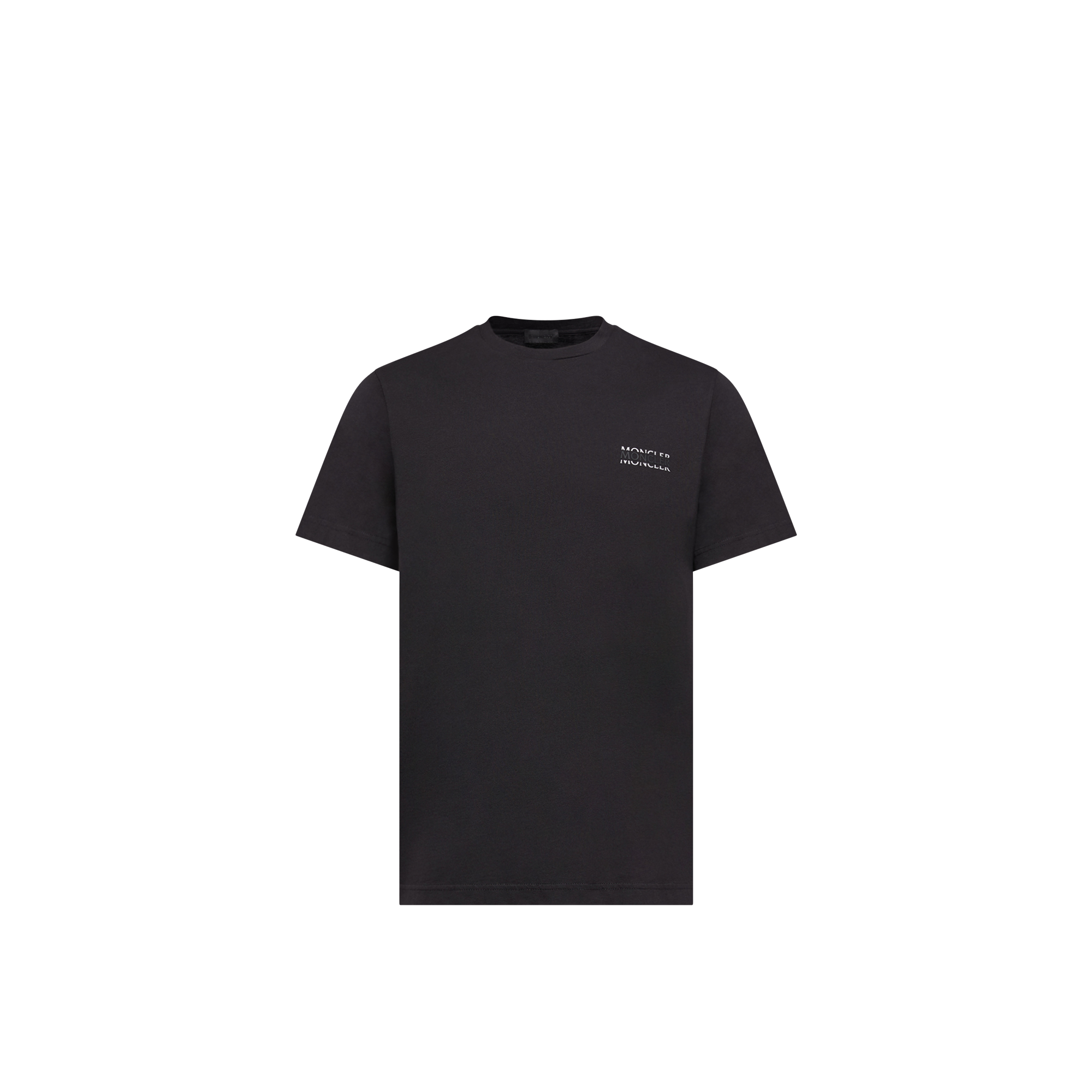 Moncler   Logo Cotton Jersey T-Shirt for Men in Black, Size: Xs