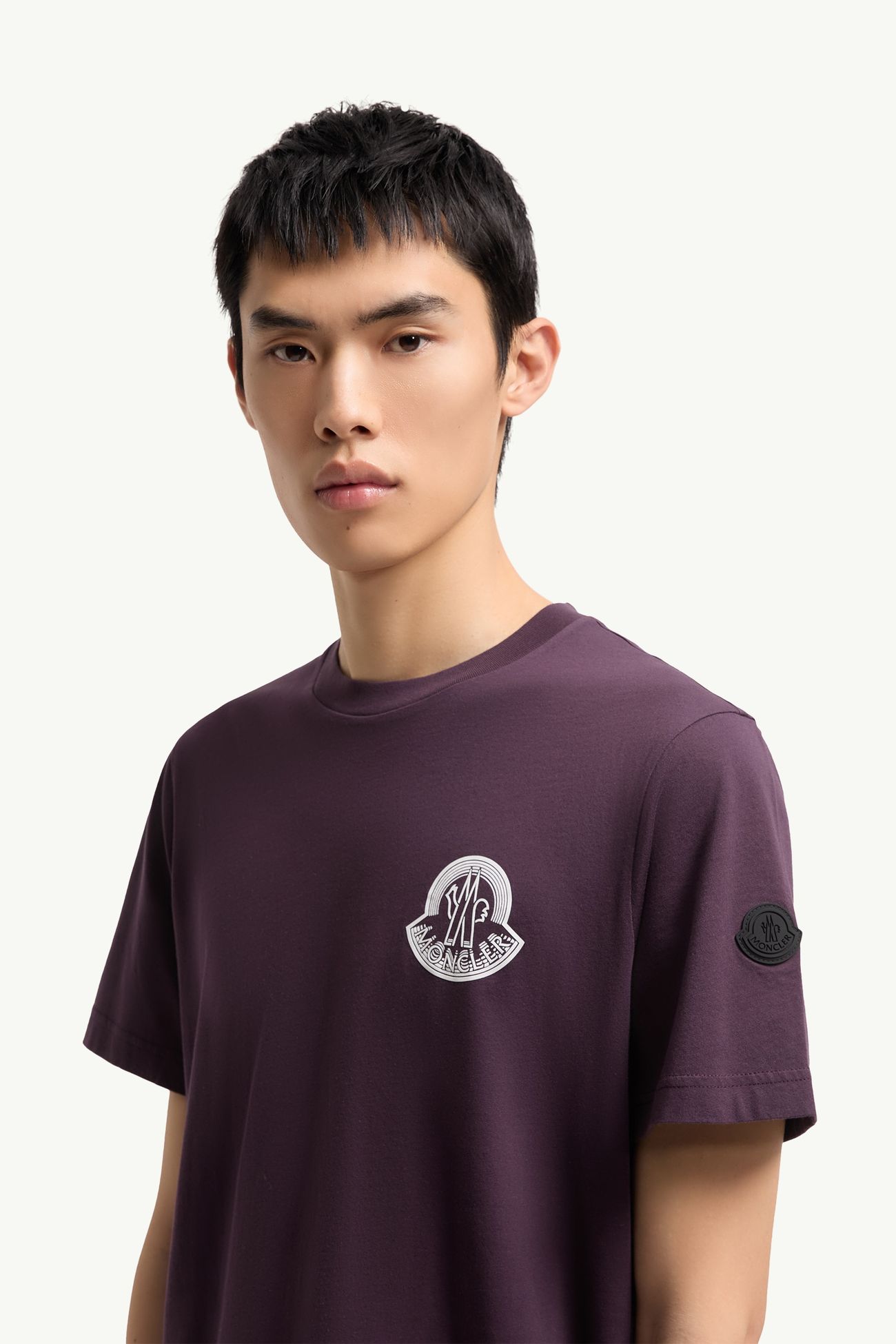 Tシャツ メンズ グレープレッド Moncler 1