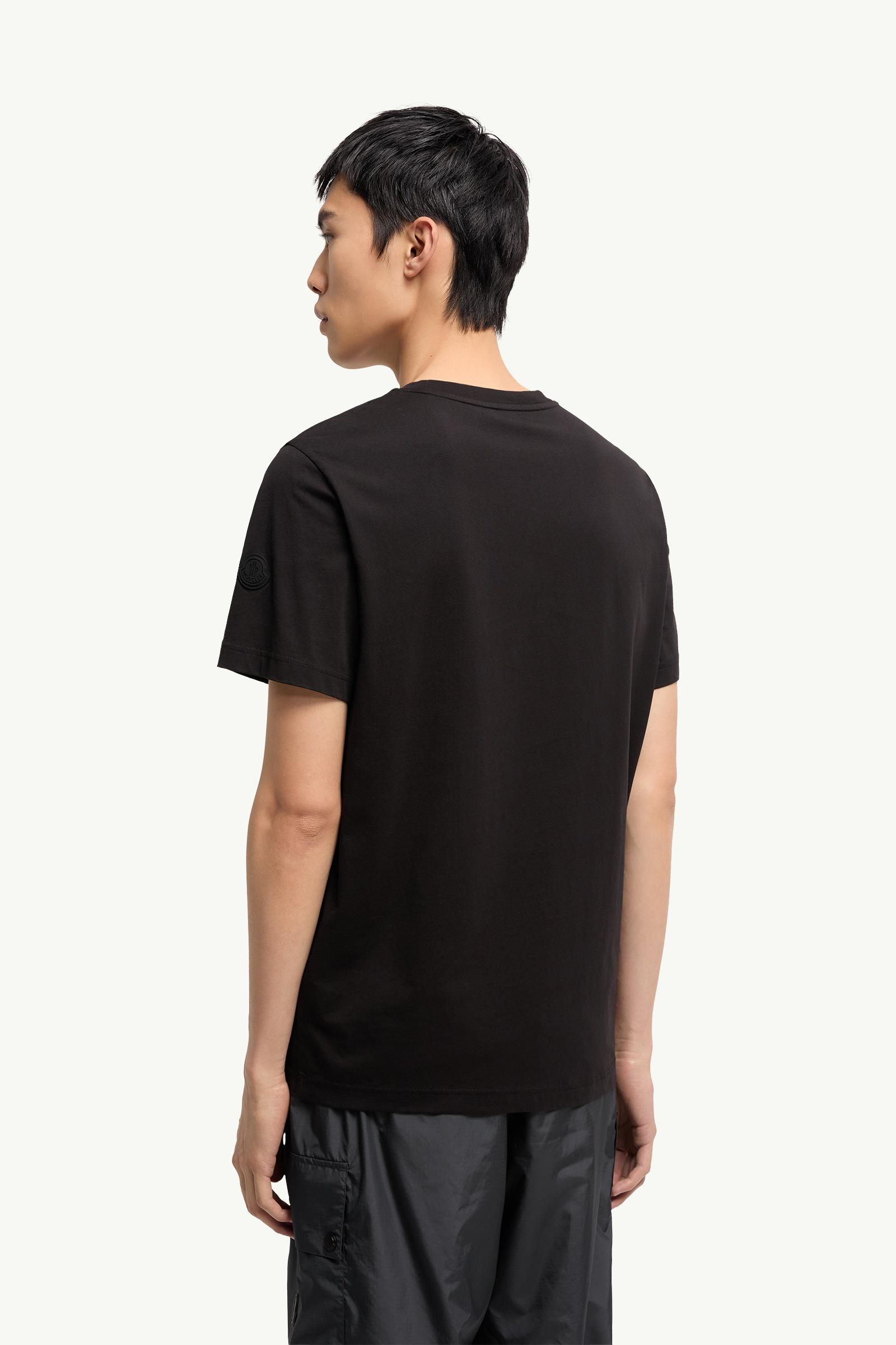 Black Logo Cotton Jersey T-Shirt - Polos & T-shirts for Men