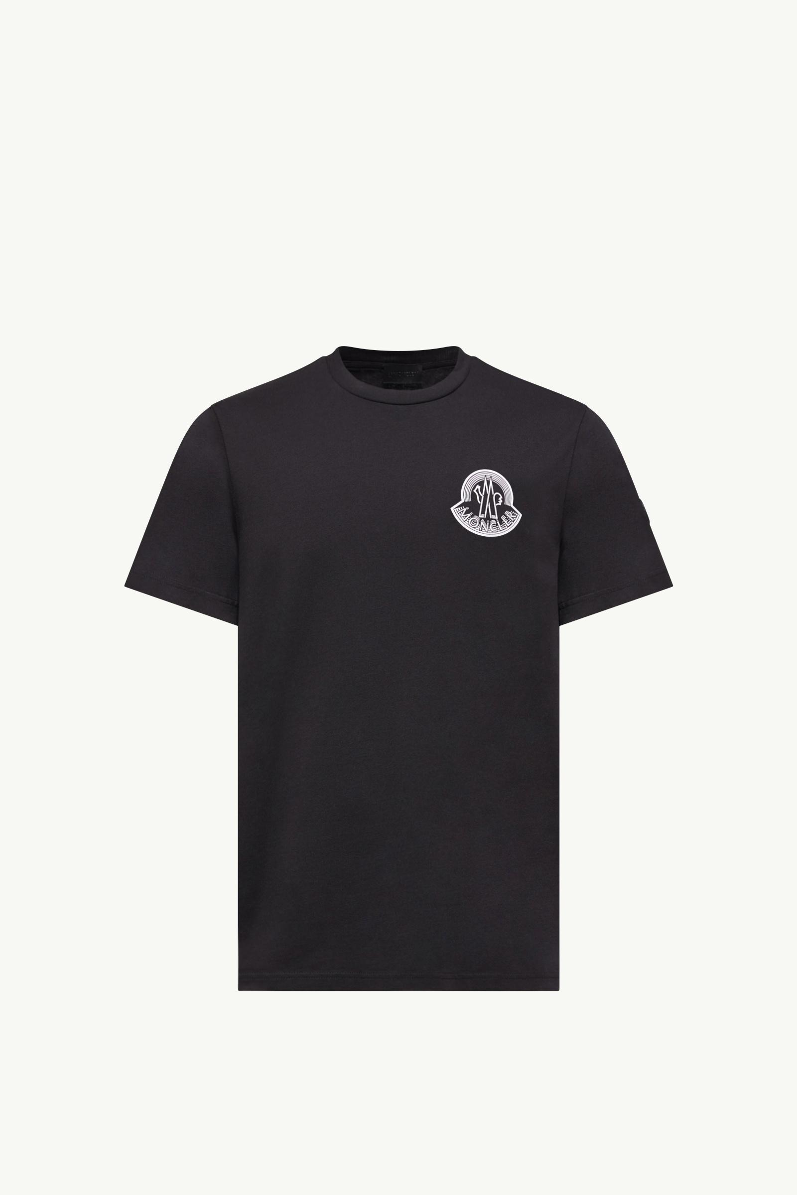 Black Logo Cotton Jersey T-Shirt - Polos & T-shirts for Men