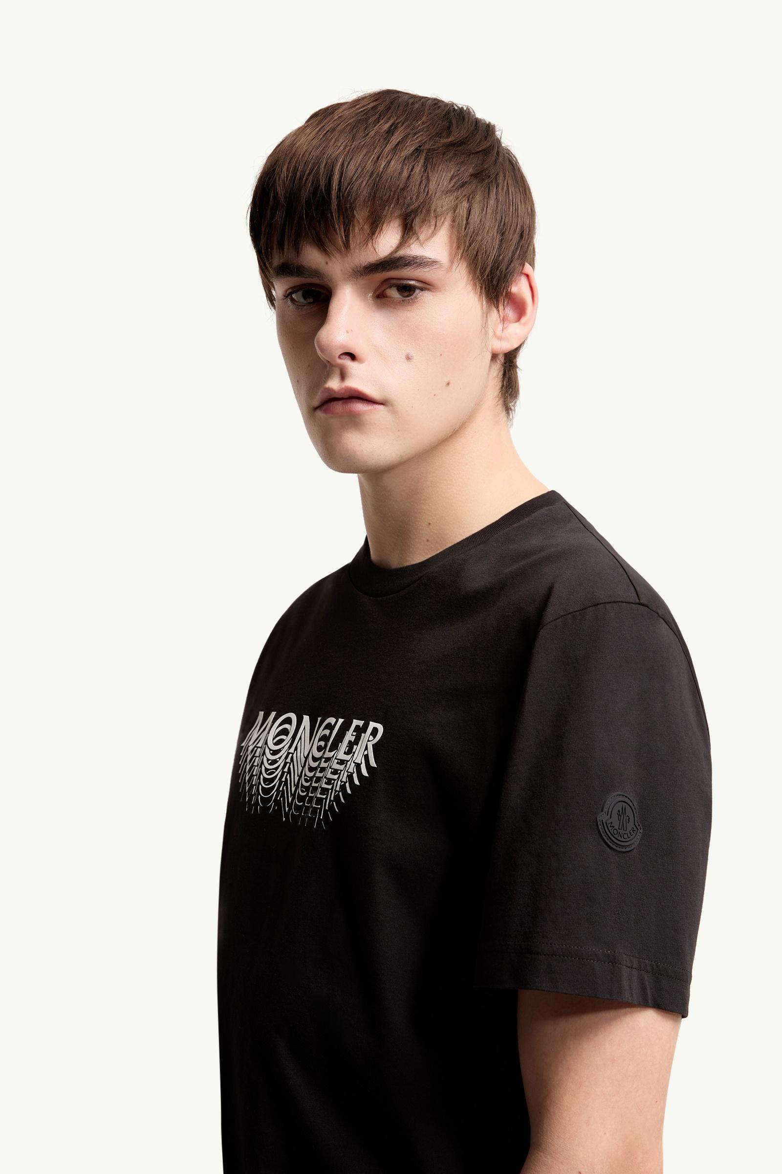 Black Logo Cotton Jersey T-Shirt - Polos & T-shirts for Men