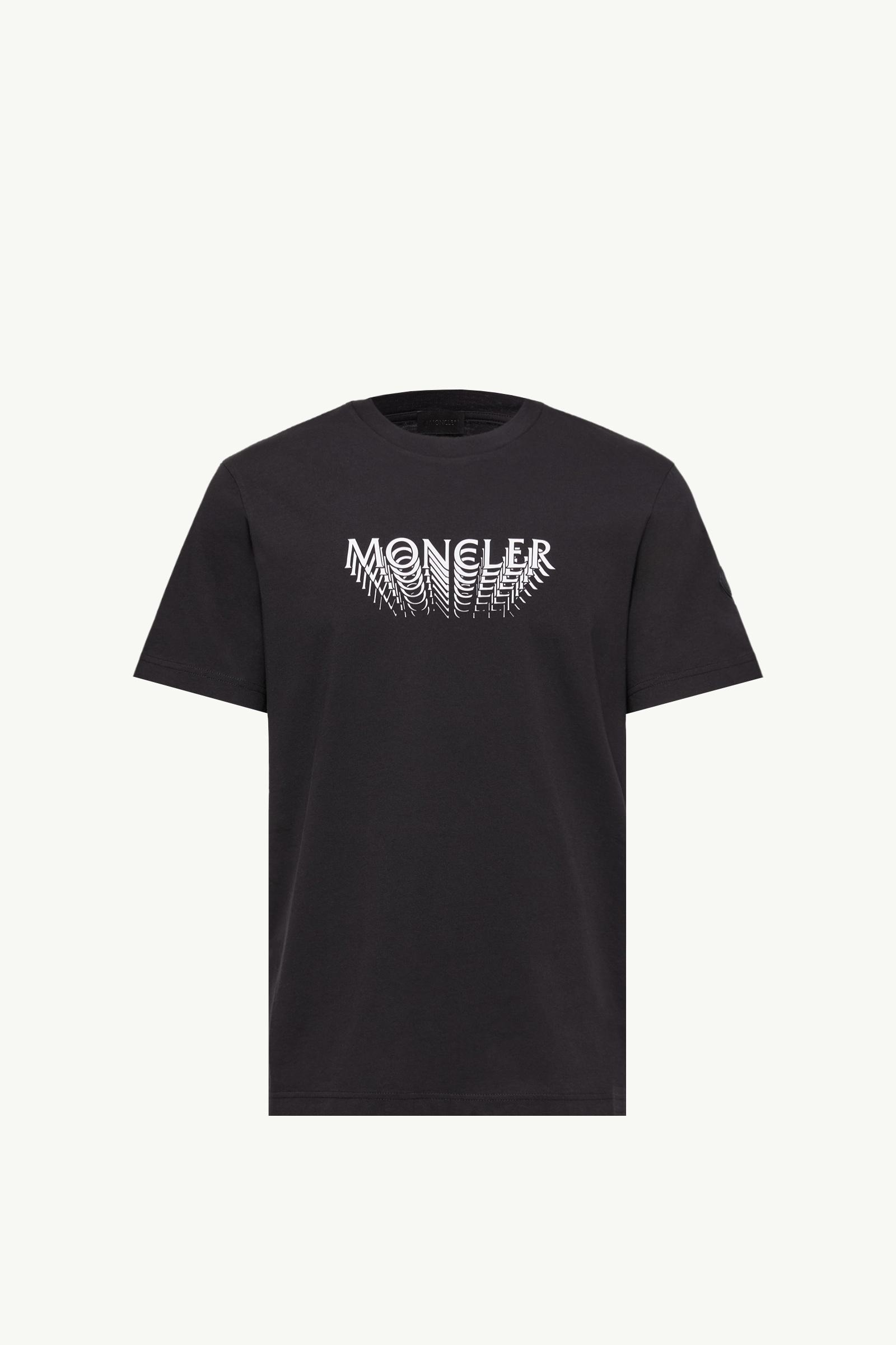 Logo Cotton Jersey T-Shirt Men Black Moncler, 1 of 0
