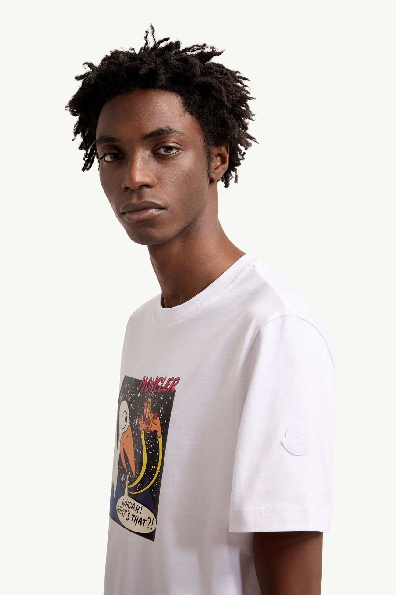 T-shirt en coton MonDuck espace Hommes Blanc Moncler 1