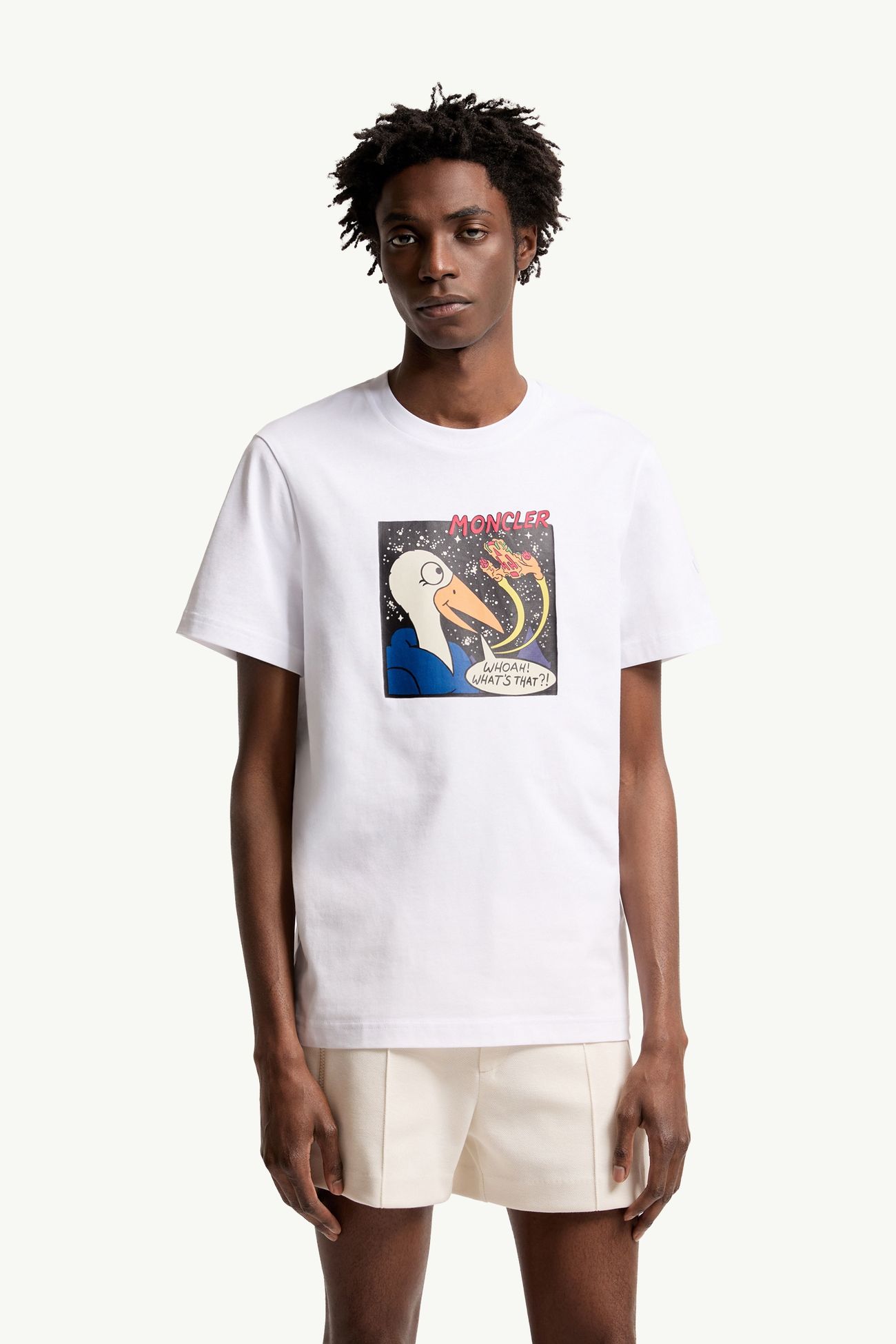 太空MonDuck棉質T恤 男士 白色 Moncler 3