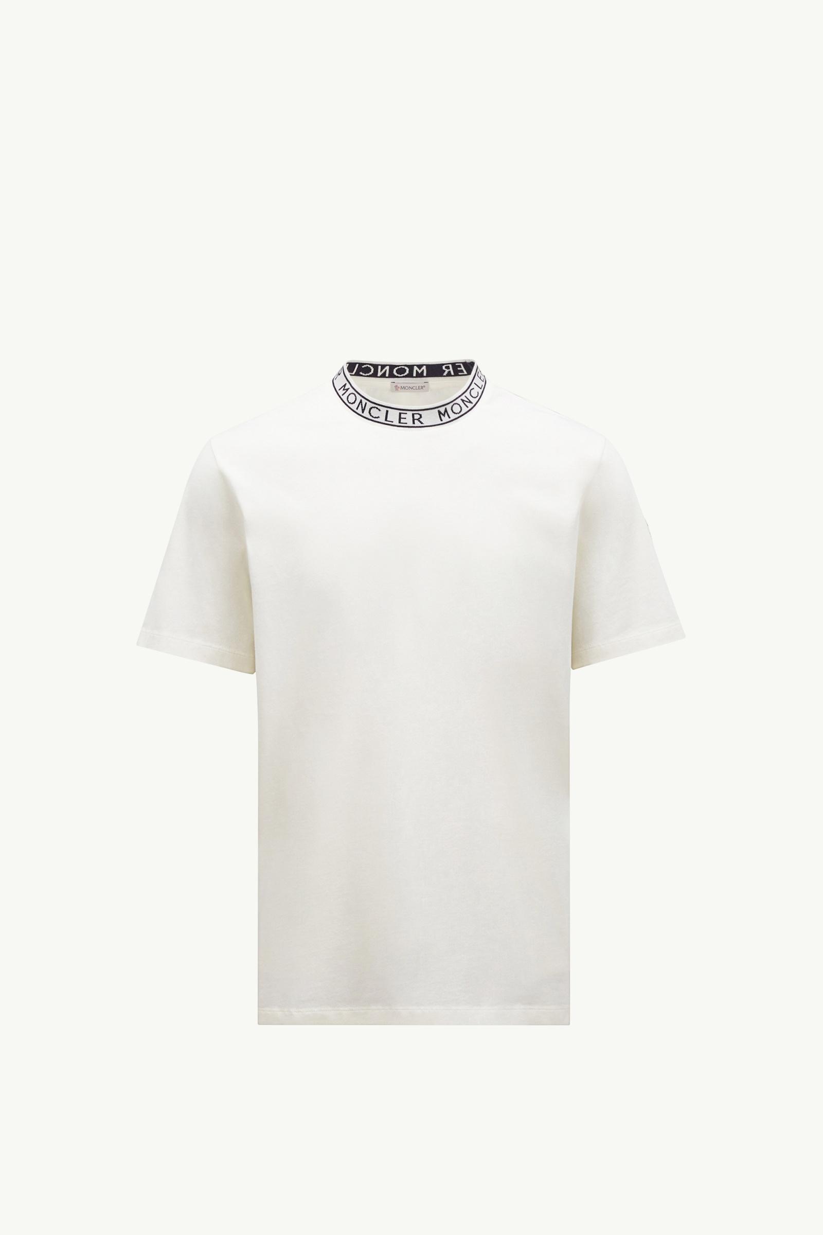 トップス off-white moncrer Moncler Off-White Printed T-Shirt Moncler