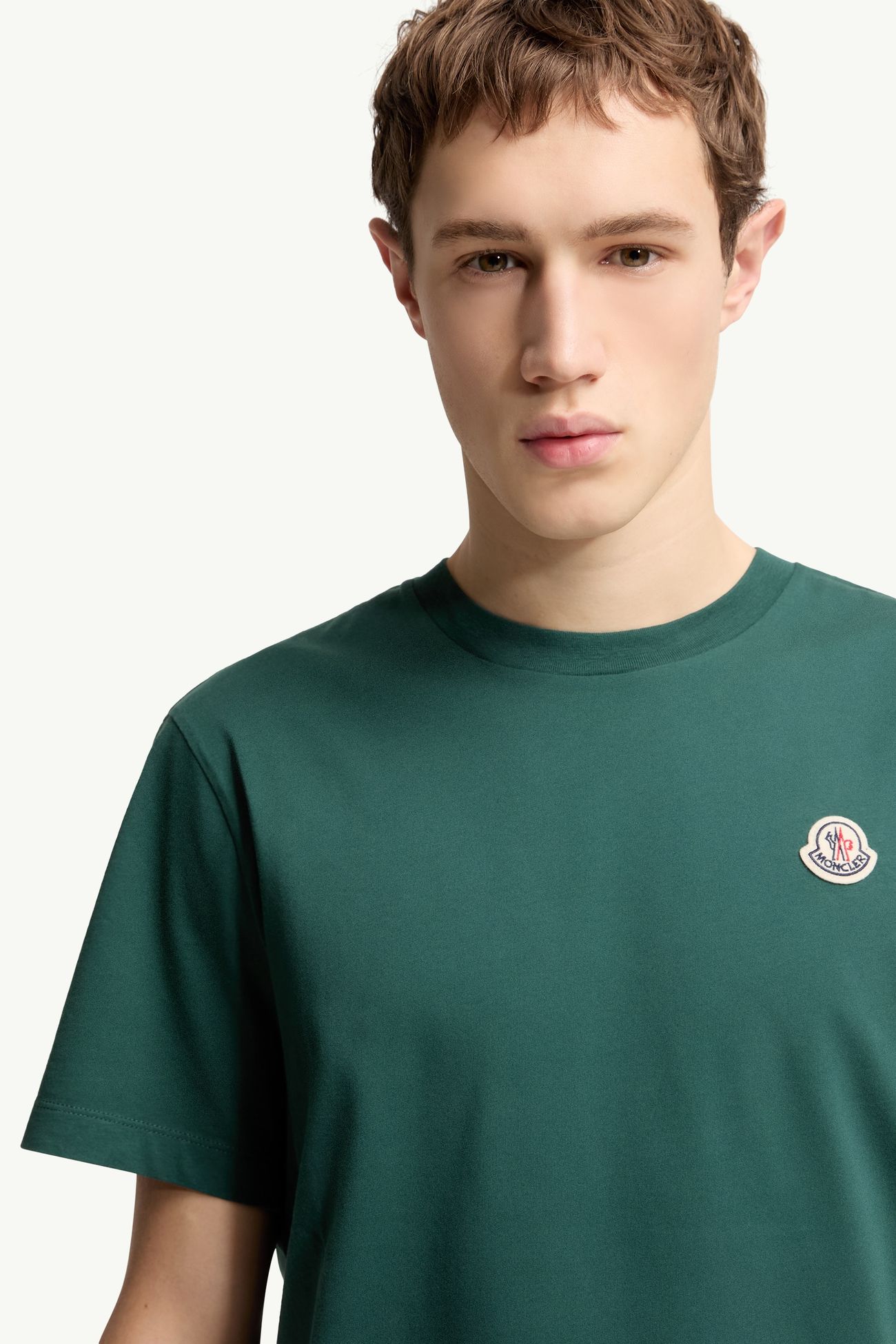 Tシャツ（3枚入） メンズ ホワイト＆ブラック＆グリーン Moncler 5