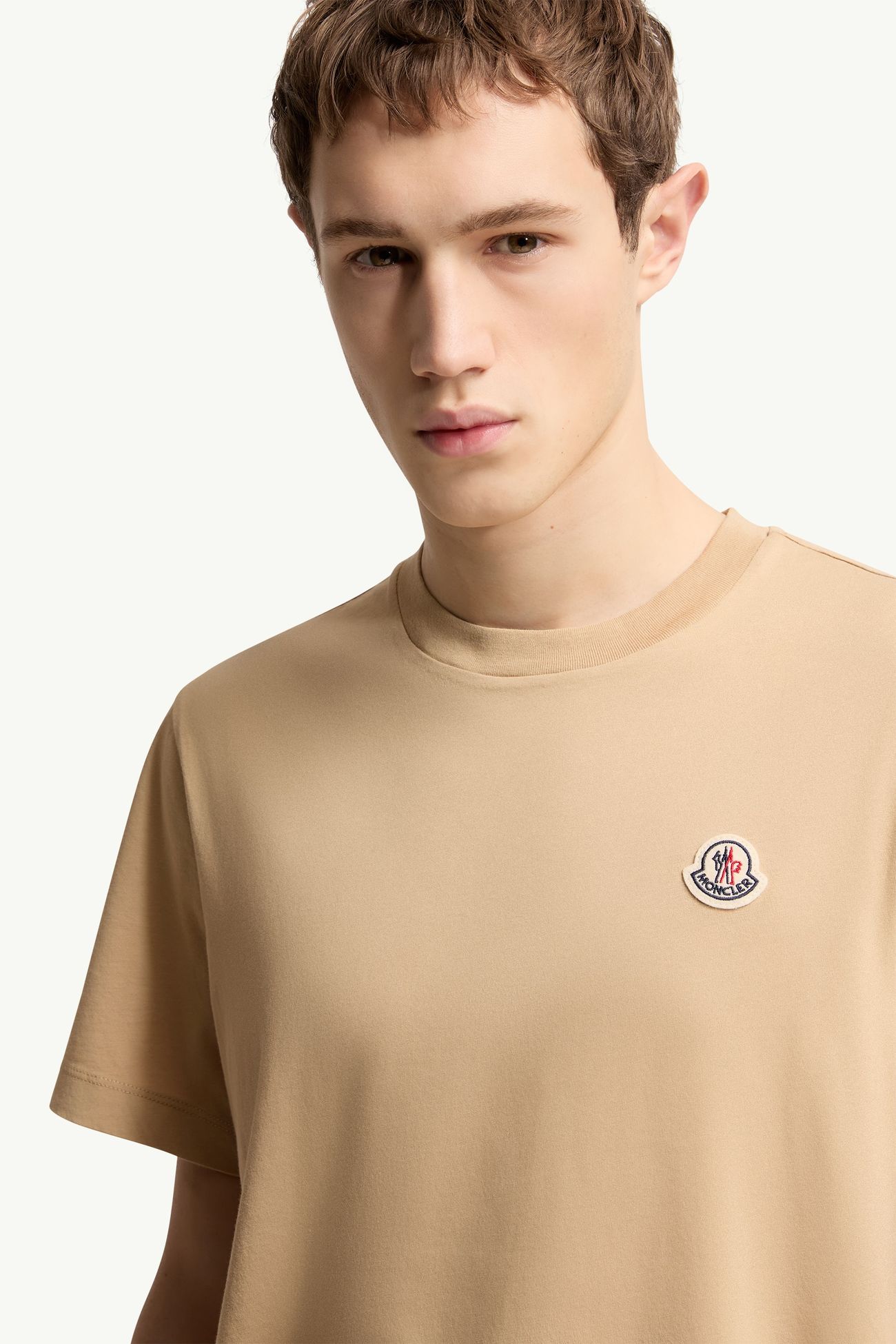 Tシャツ（3枚入） メンズ ホワイト＆ベージュ＆ネイビーブルー Moncler 5