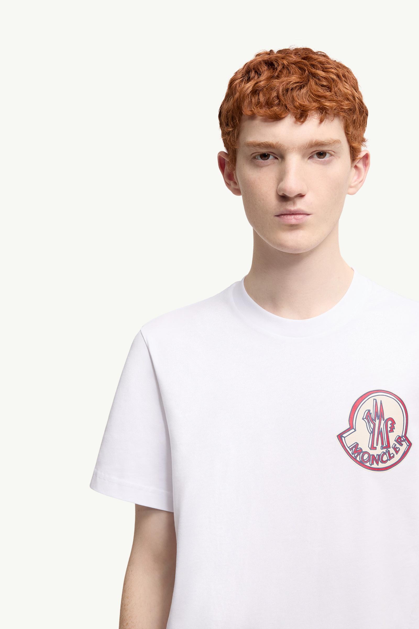 ホワイト Tシャツ : Tシャツ＆ポロシャツ 向けの メンズ | モンクレール