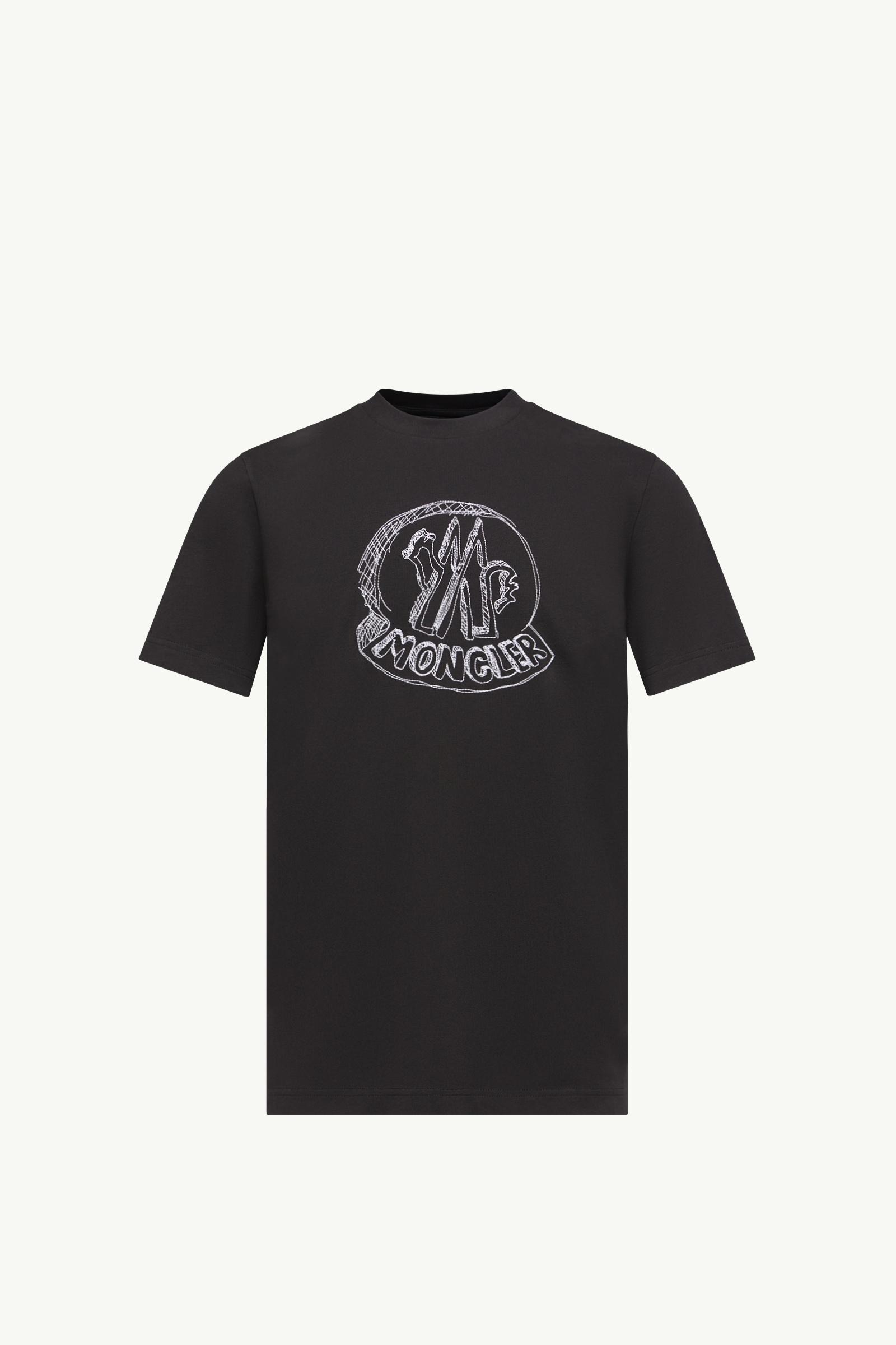 ブラック Tシャツ : Tシャツ＆ポロシャツ 向けの メンズ | モンクレール