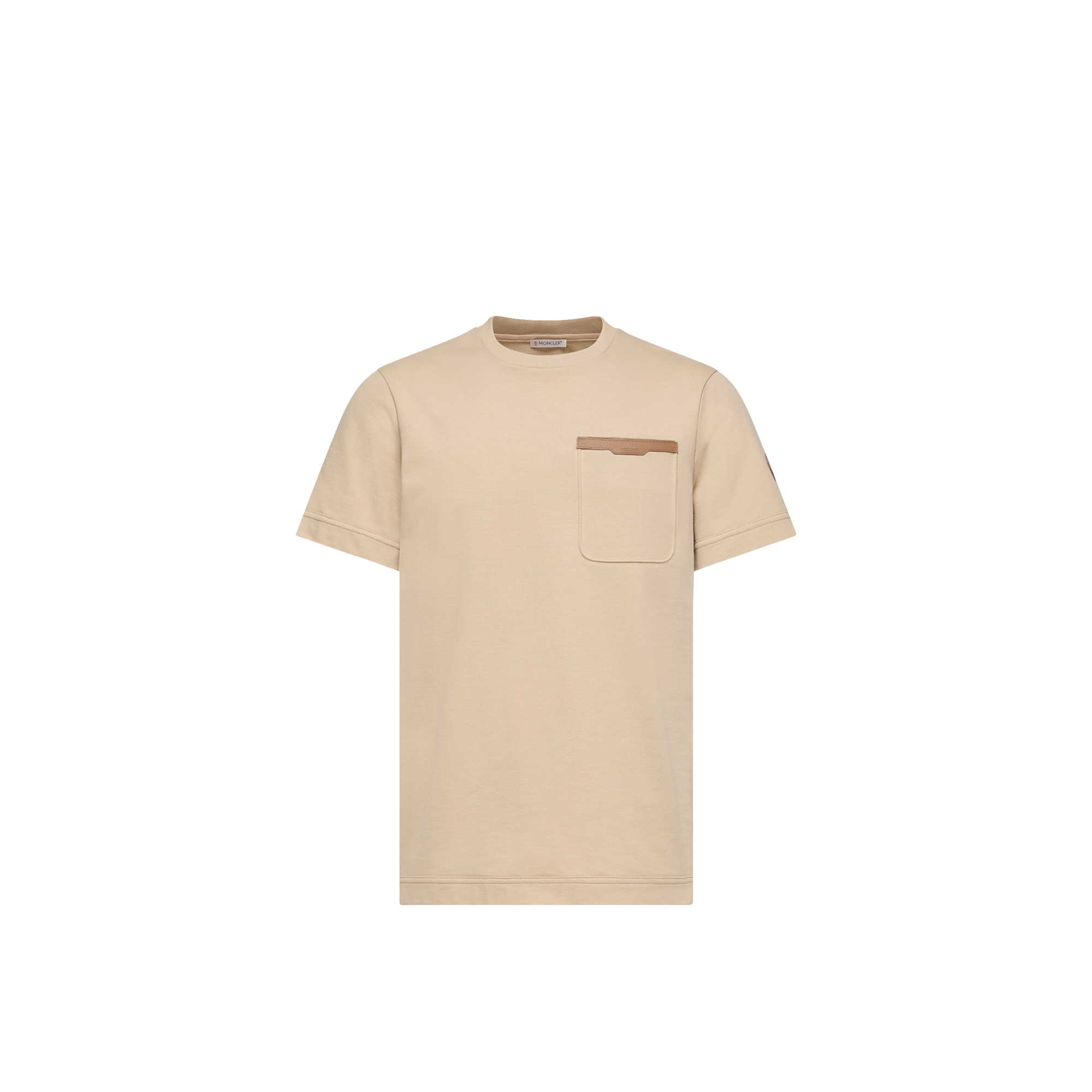 Moncler Collection - Men's T-Shirt - Cotton - Beige - XL