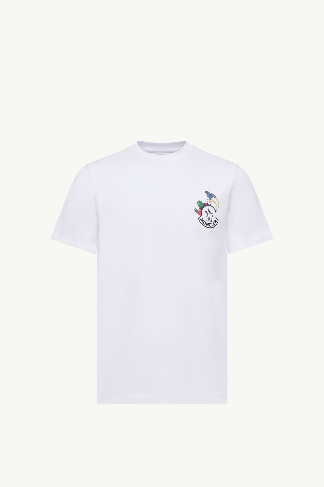 ホワイト Tシャツ : Tシャツ＆ポロシャツ 向けの メンズ | モンクレール