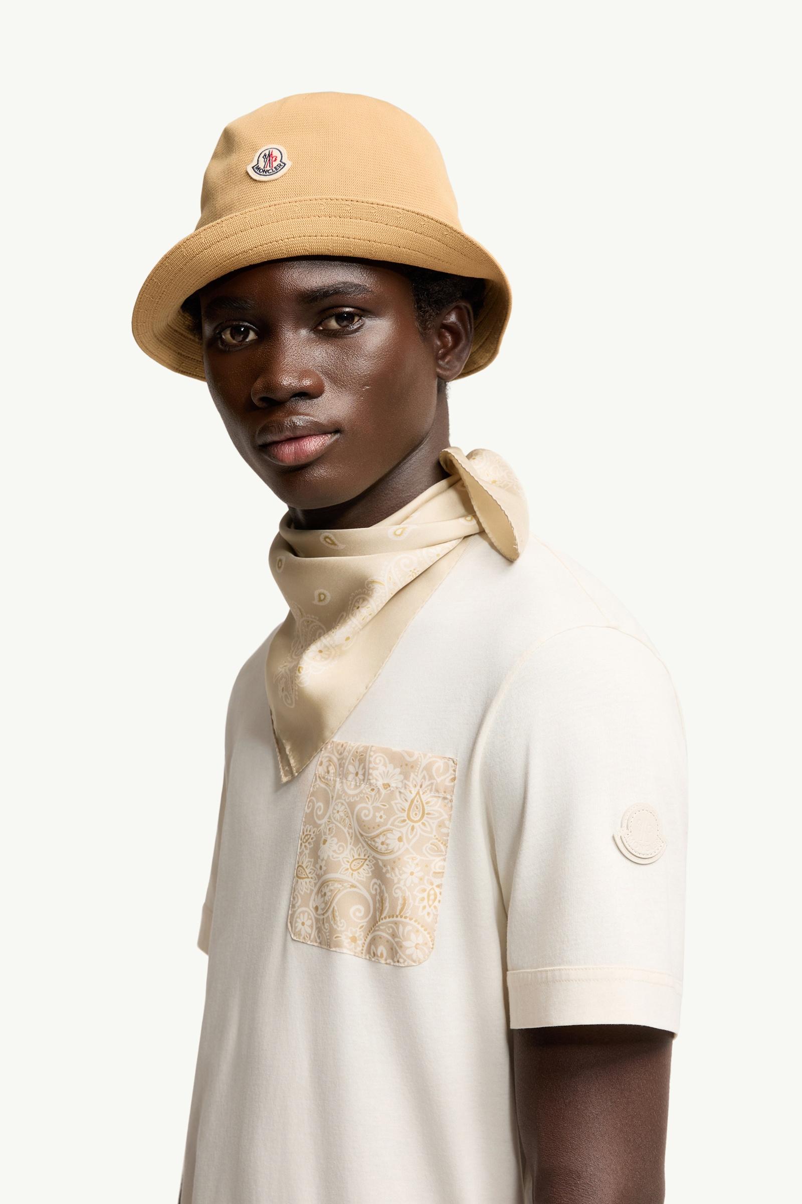 White Paisley Print Cotton T-Shirt - Polos & T-shirts for Men