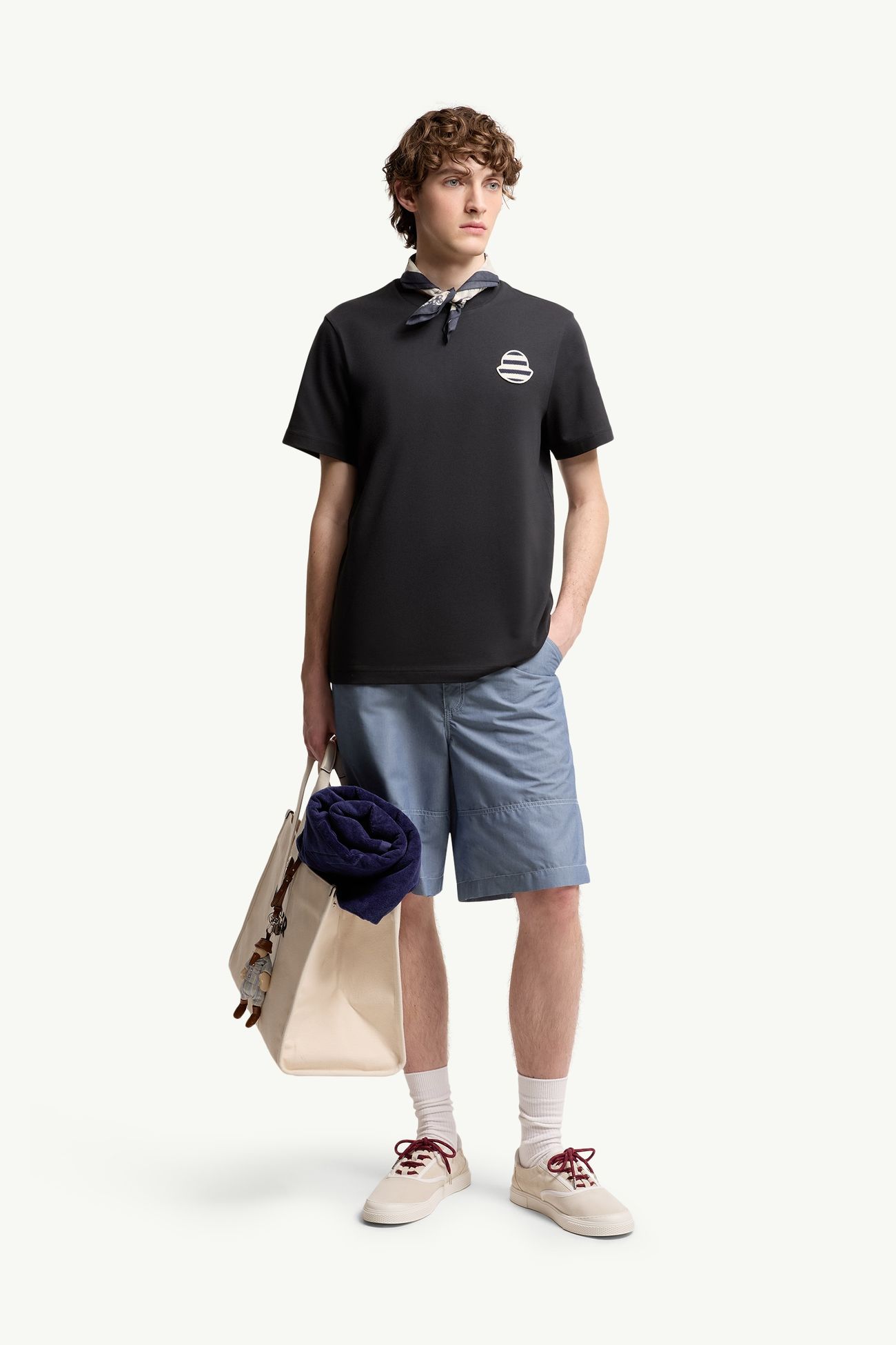 Tシャツ メンズ ネイビーブルー Moncler 0
