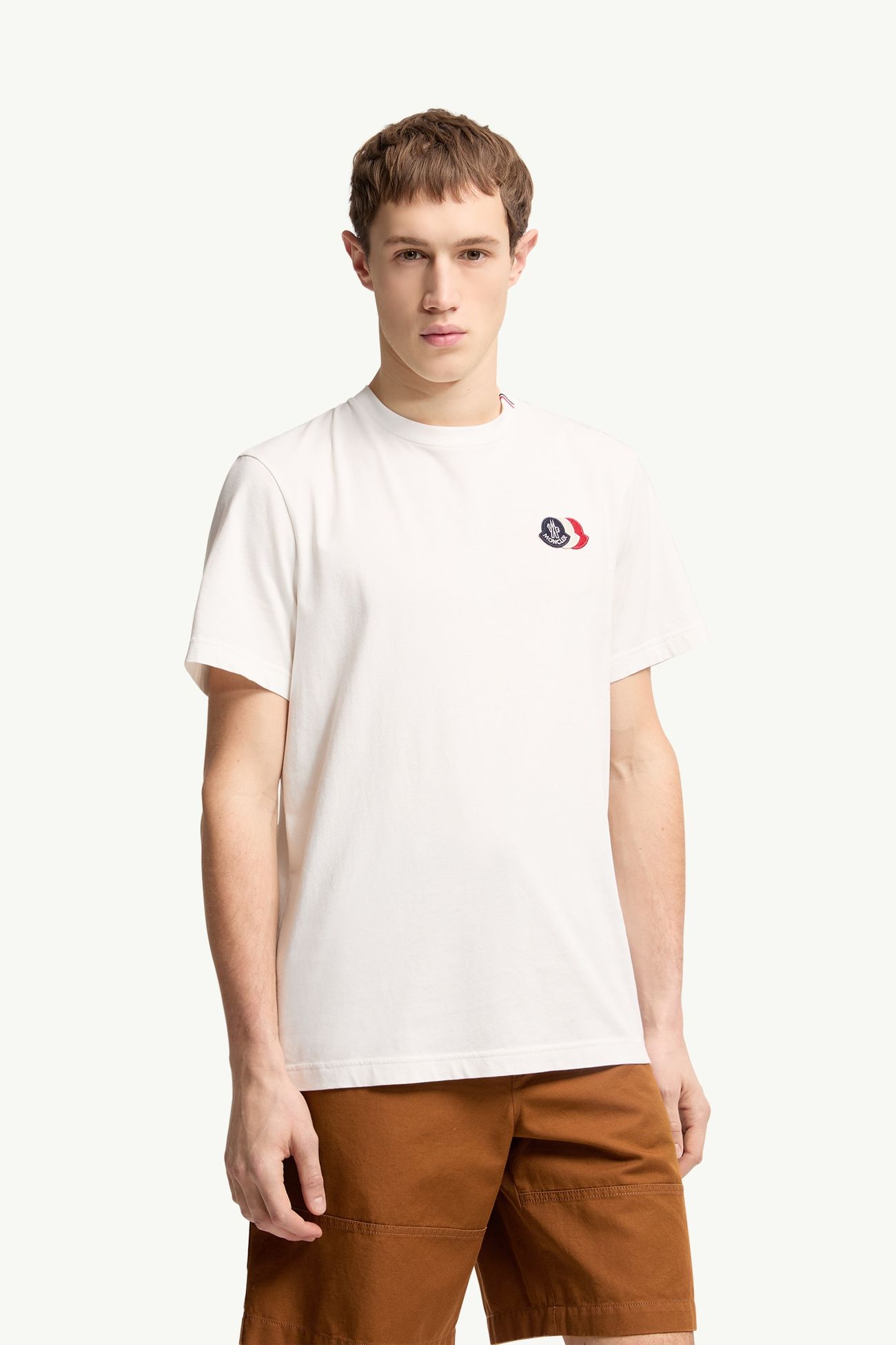 ホワイト Tシャツ : Tシャツ＆ポロシャツ 向けの メンズ | モンクレール