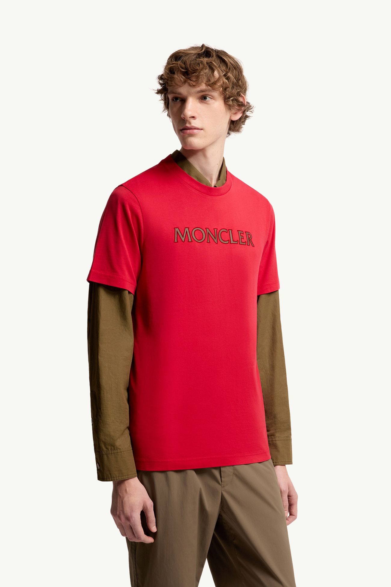 Tシャツ メンズ レッド Moncler 3