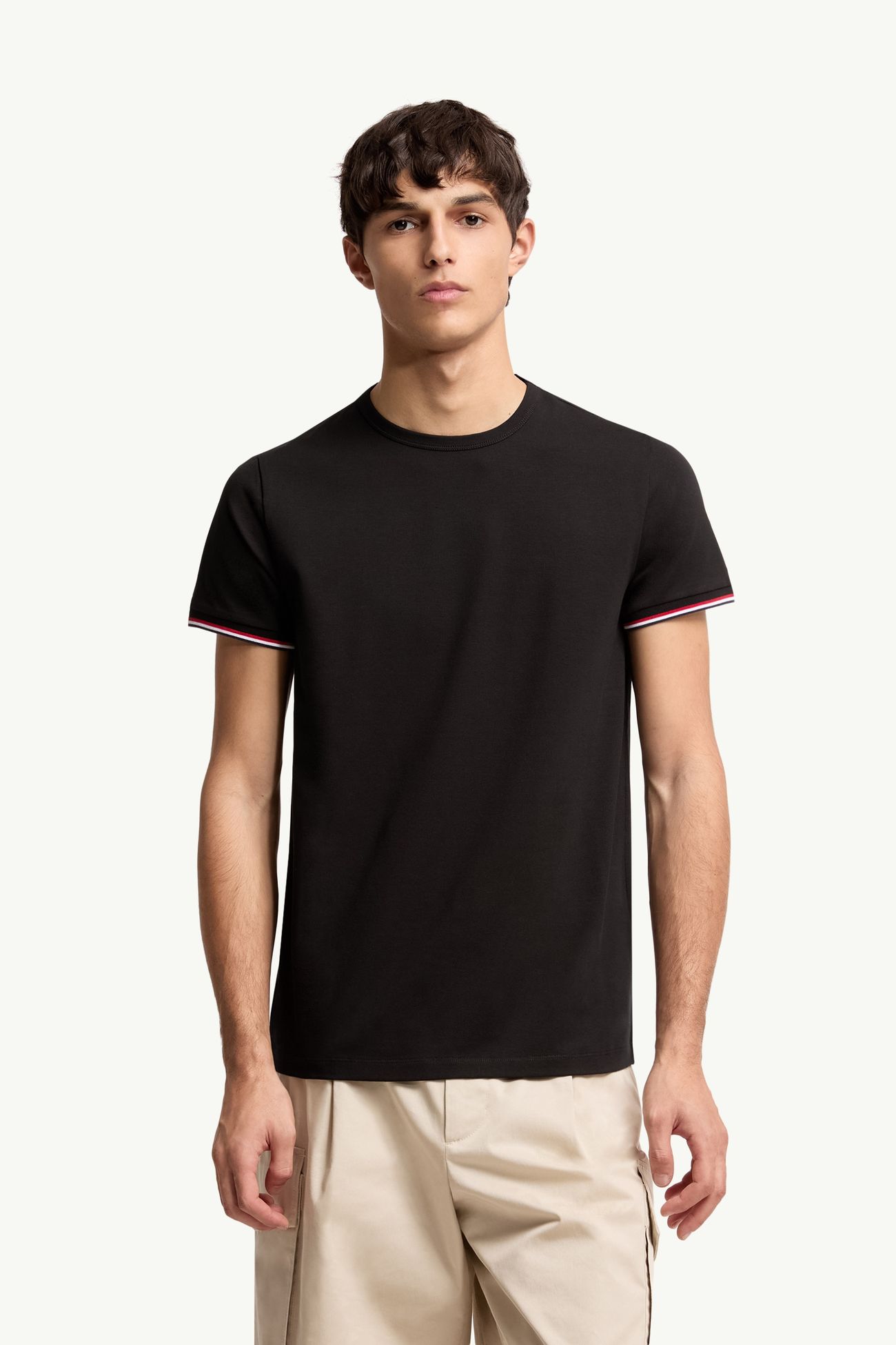 ブラック Tシャツ : Tシャツ＆ポロシャツ 向けの メンズ | モンクレール