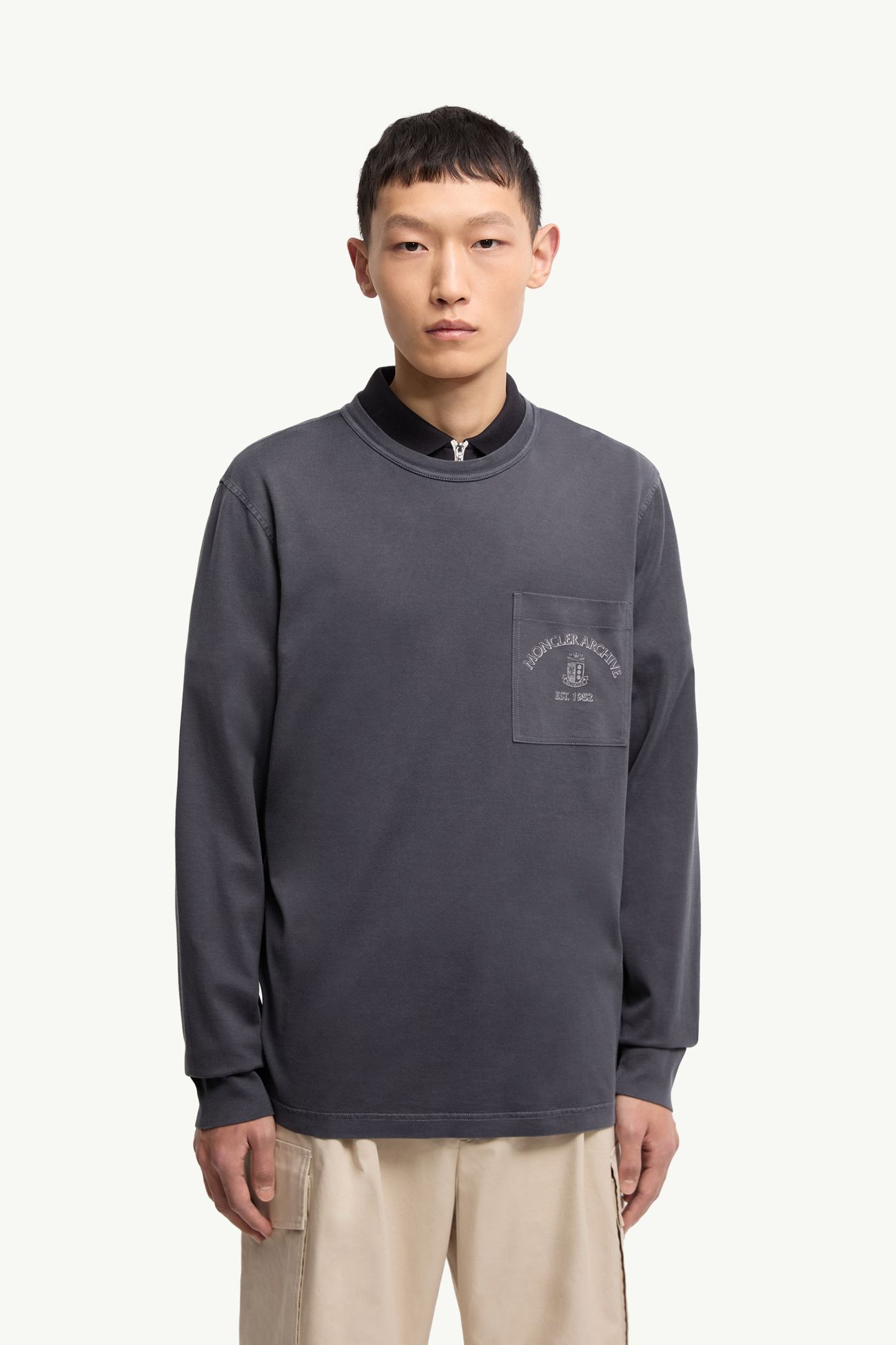 Tシャツ メンズ ネイビーブルー Moncler 3