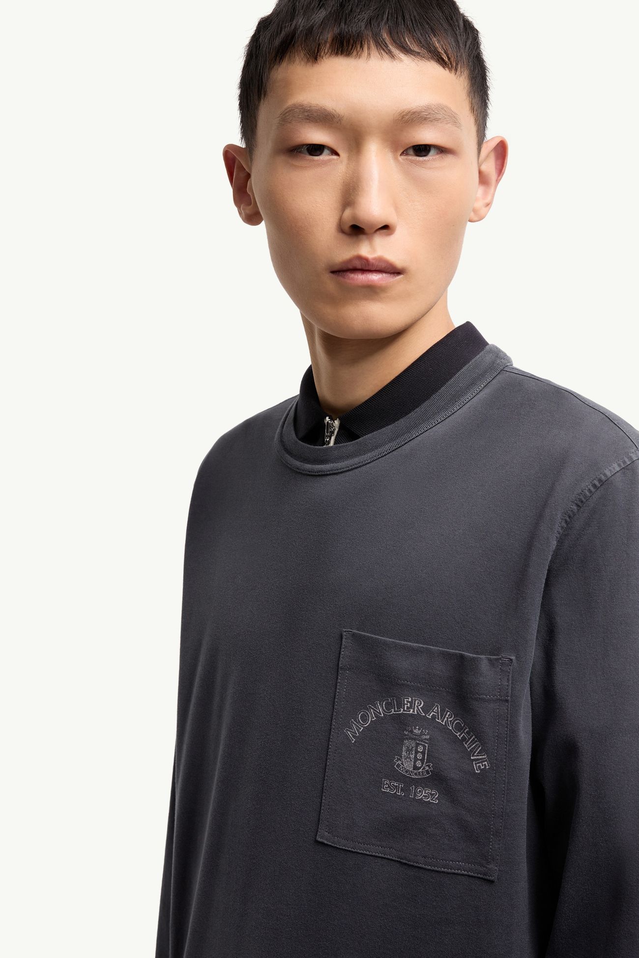 Tシャツ メンズ ネイビーブルー Moncler 5
