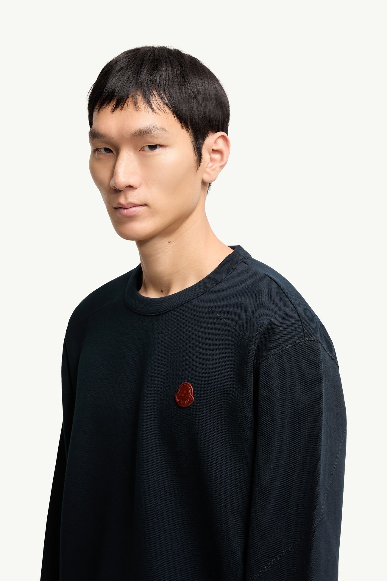 Sweatshirt mit Nahtdetail Herren Navyblau Moncler 1