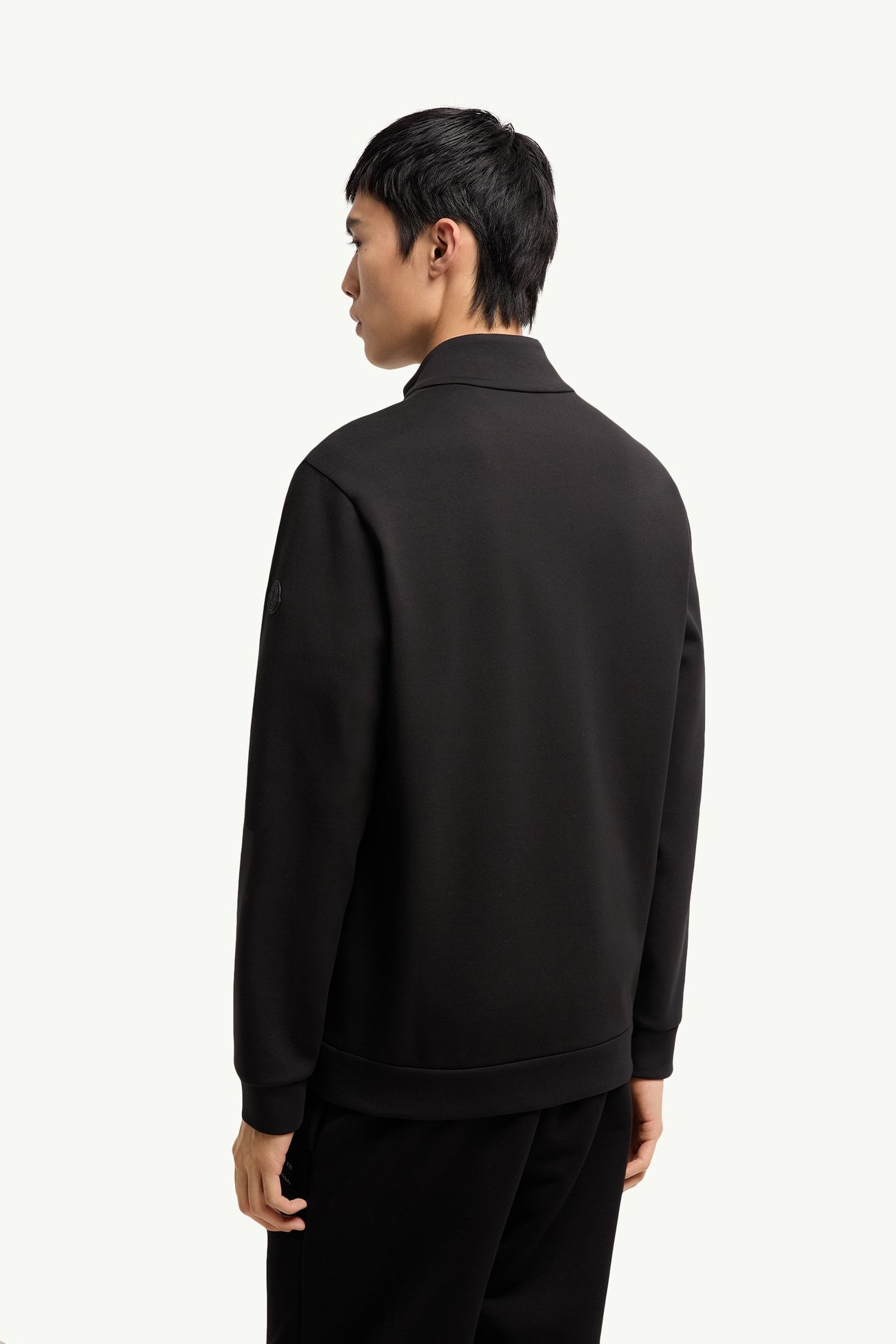 男士标识棉质拉链卫衣 男士 黑色 Moncler 4