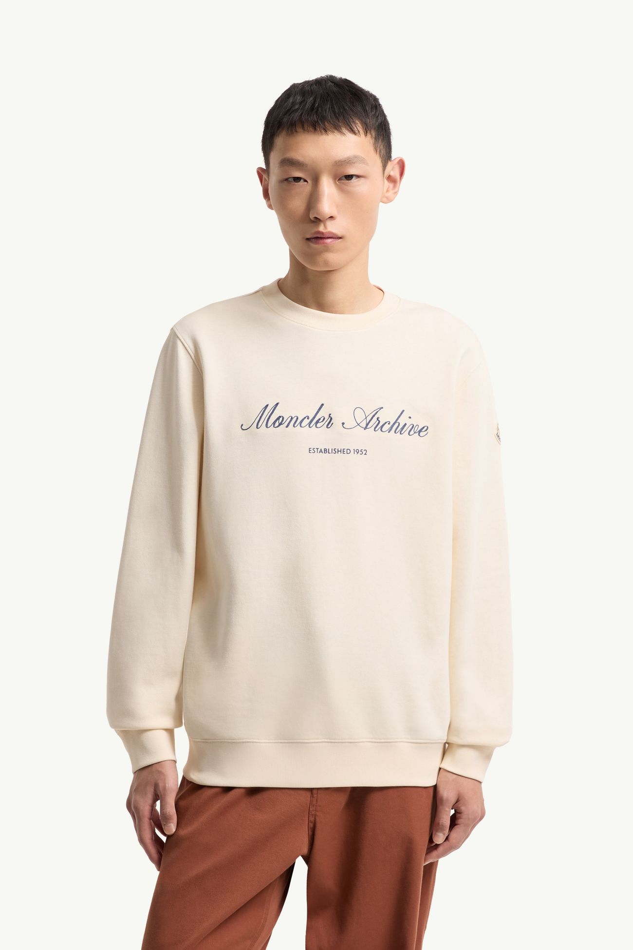 ホワイトアイボリー スウェットシャツ : Sweatshirts 向けの Men 