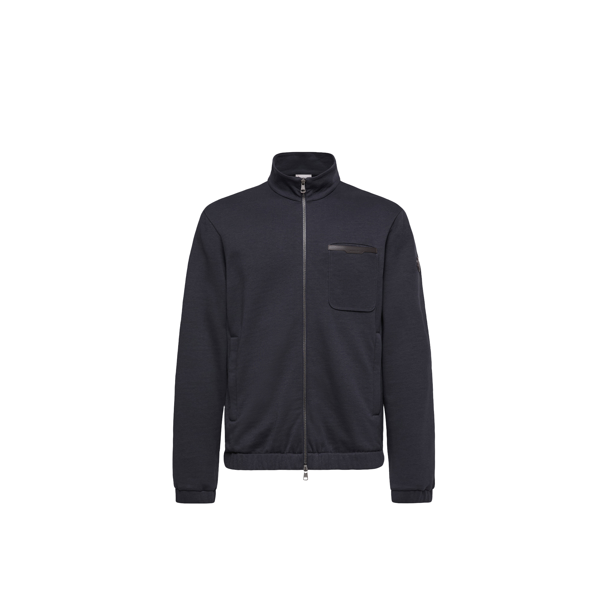 Moncler Cotton Blend Zip-Up Sweatshirt Men da Size: 3XL