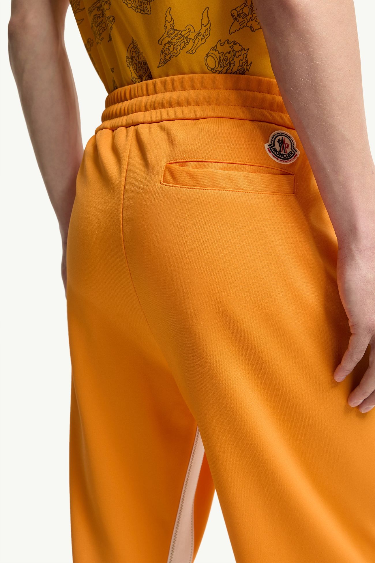 Pantalones deportivos con pespuntes Hombre Amarillo Moncler 5