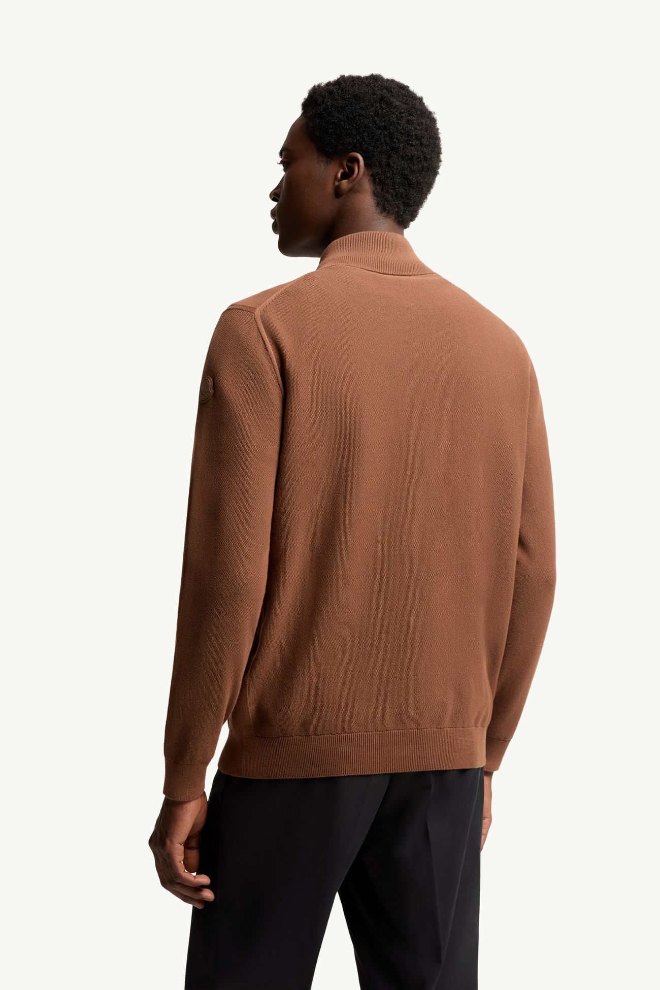 코튼 집업 카디건 남성 라이트 브라운 Moncler 4