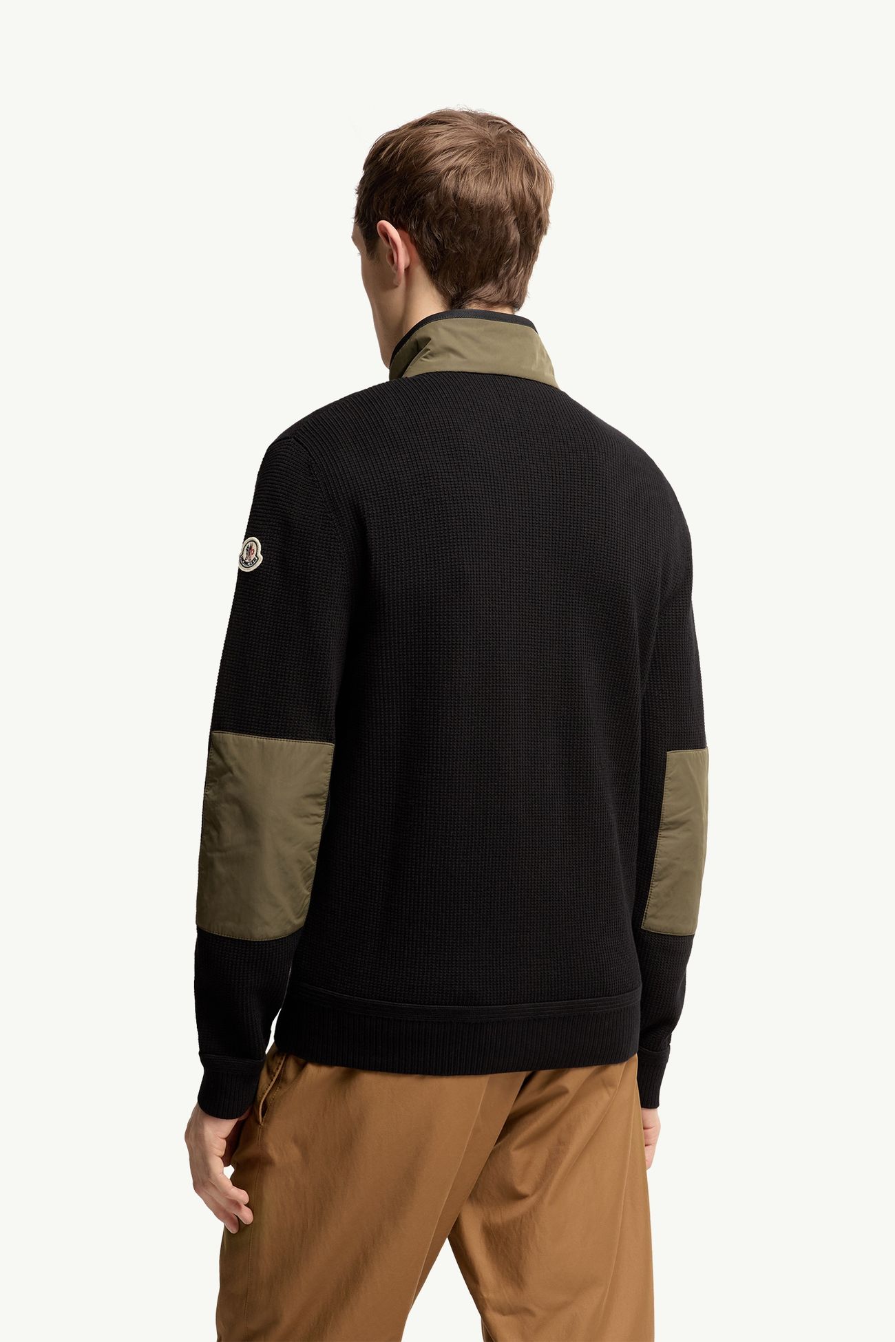 집업 코튼 카디건 남성 블랙 Moncler 4