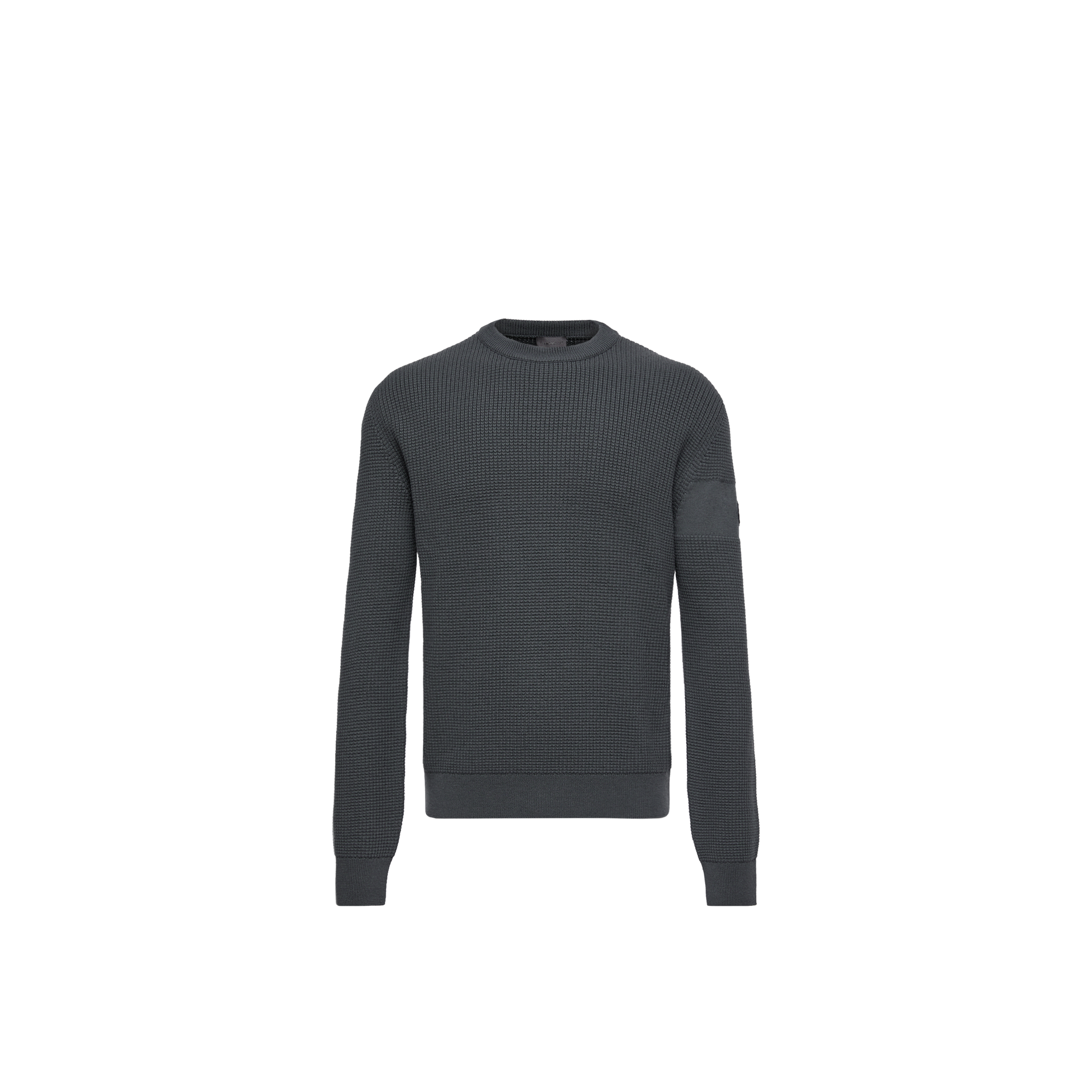 Moncler   Logo Wool Jumper for Men in Gray, Size: L