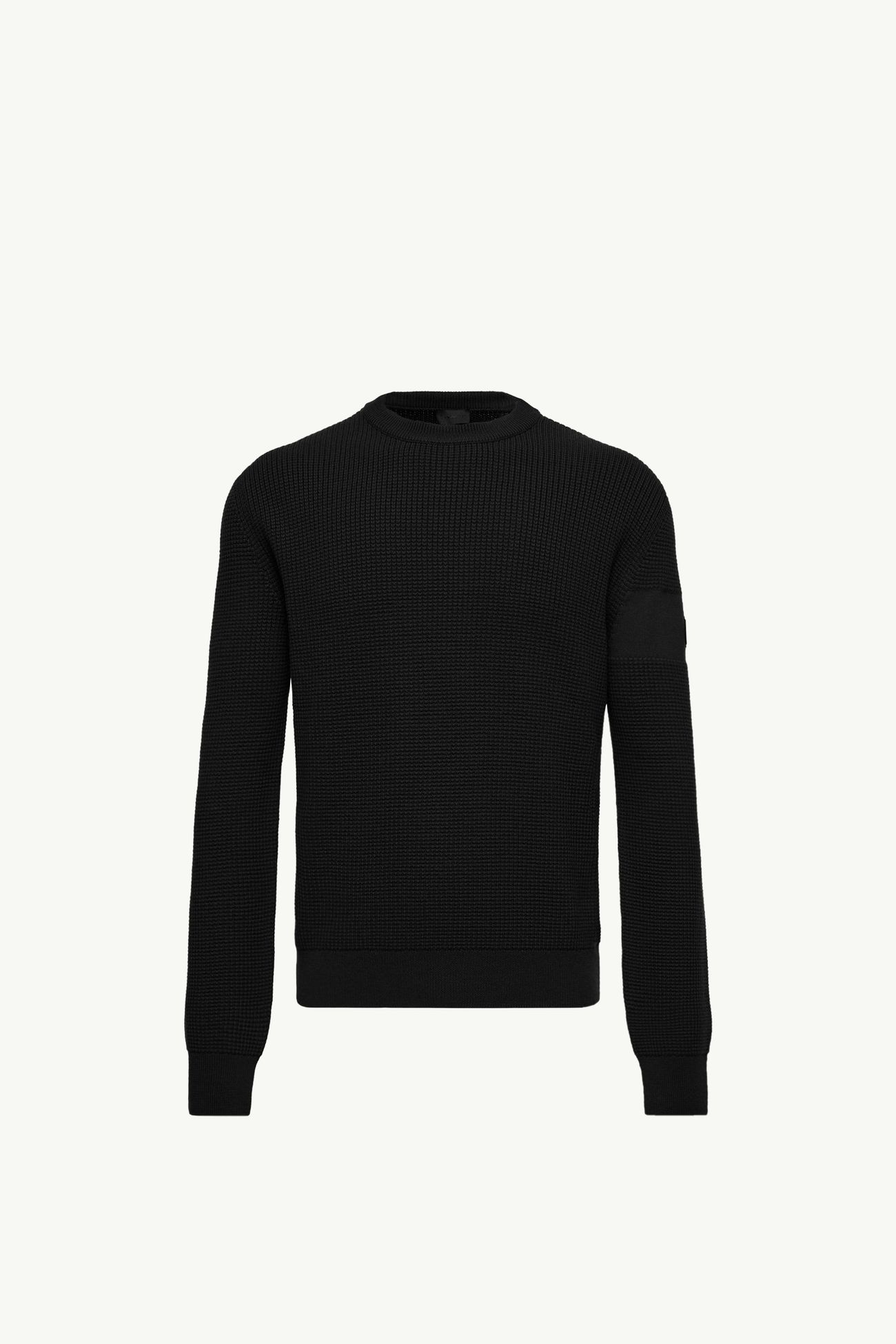 Pullover aus Wolle mit Logo Herren Schwarz Moncler 2