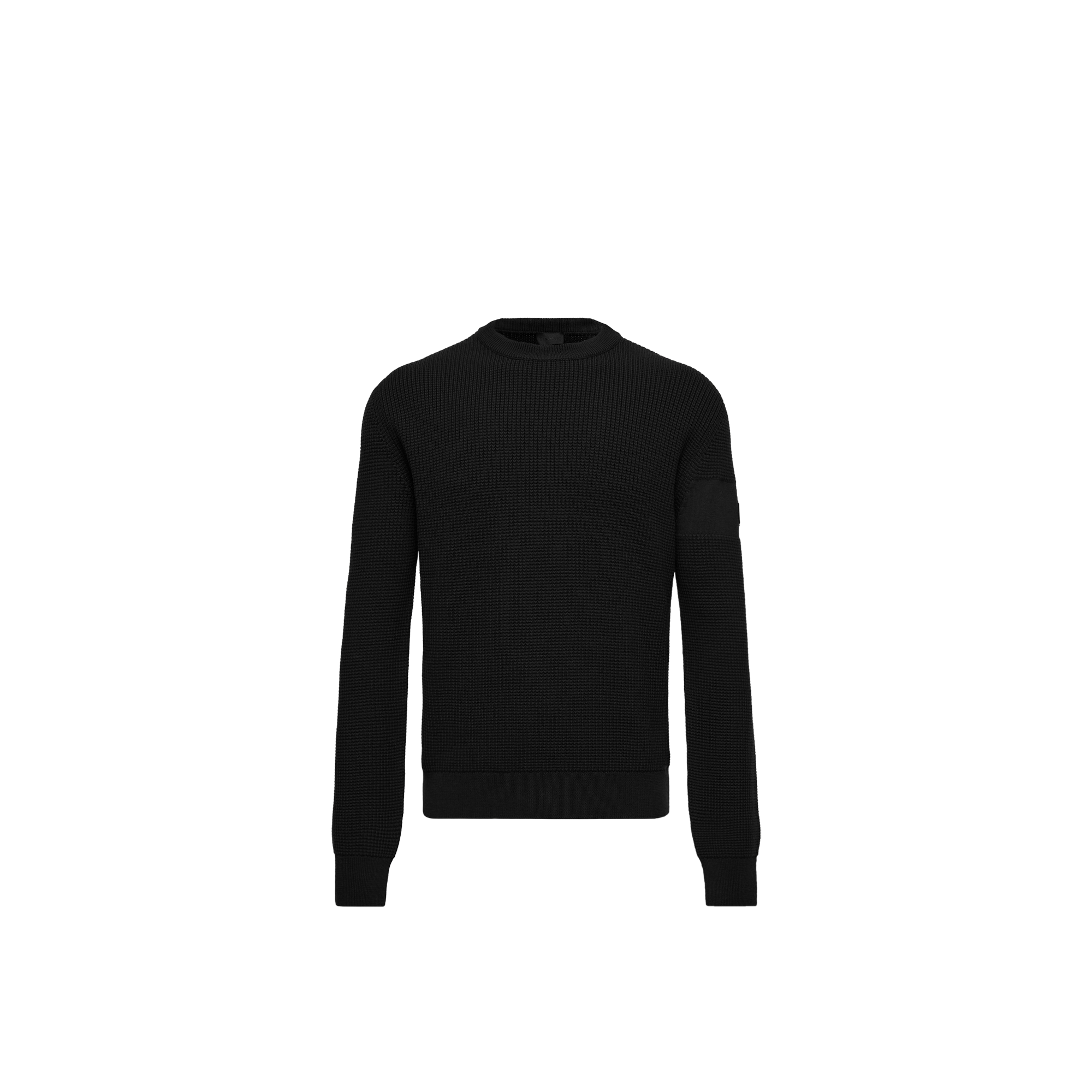 Moncler   Logo Wool Jumper for Men in Black, Size: L